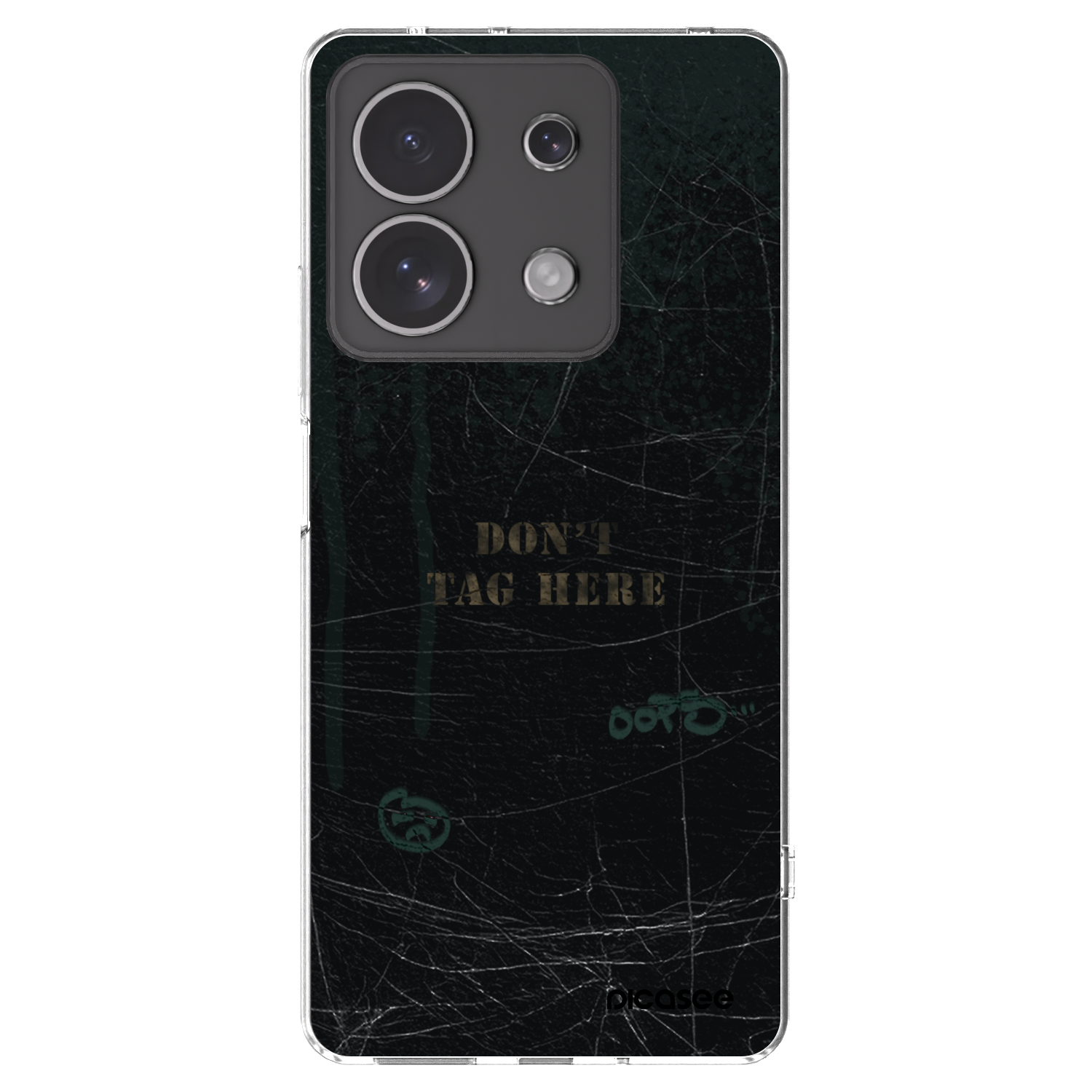 Picasee silikonowe przeźroczyste etui na Xiaomi Redmi Note 13 4G - DON´T TAG