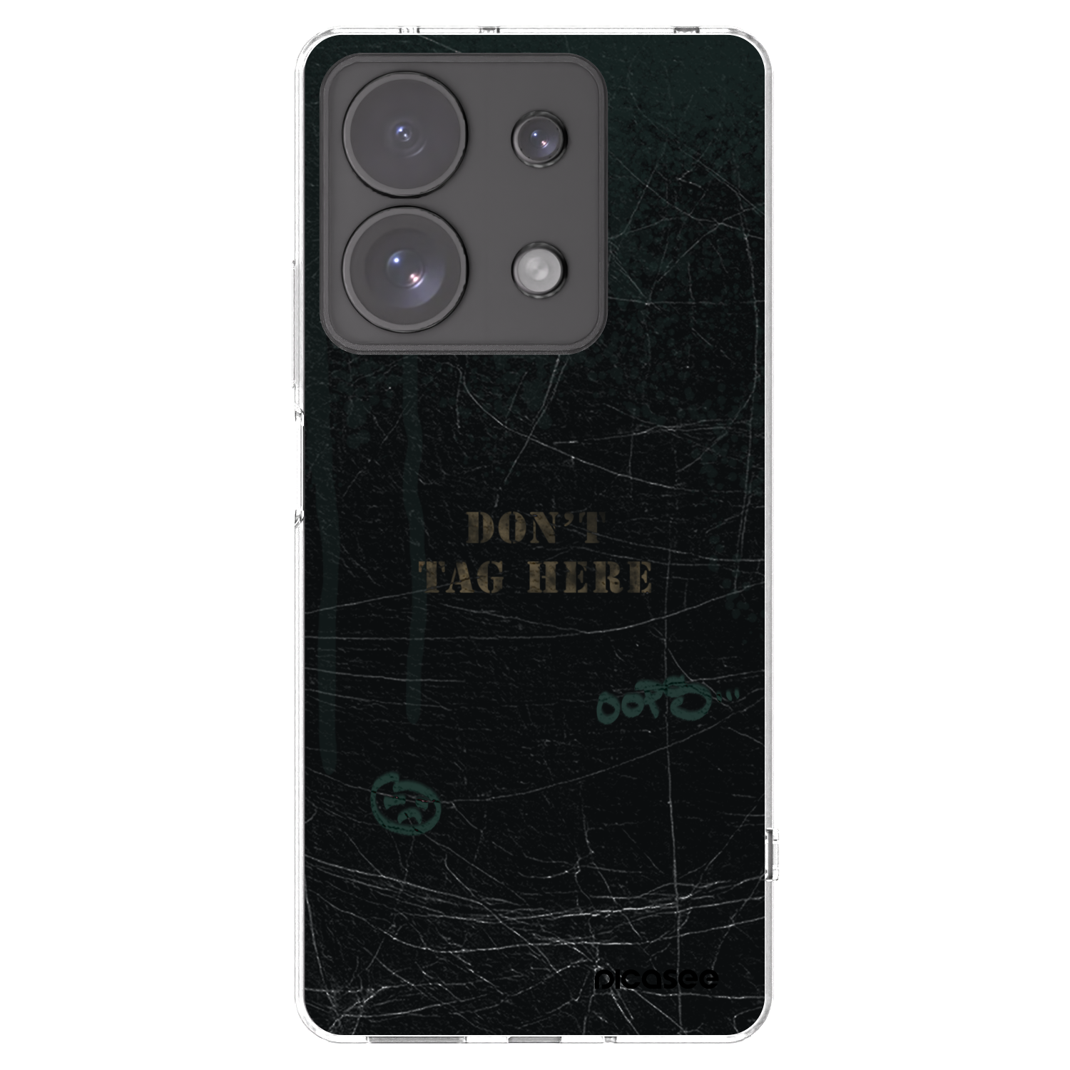 Picasee silikonowe przeźroczyste etui na Xiaomi Redmi Note 13 Pro 4G - DON´T TAG