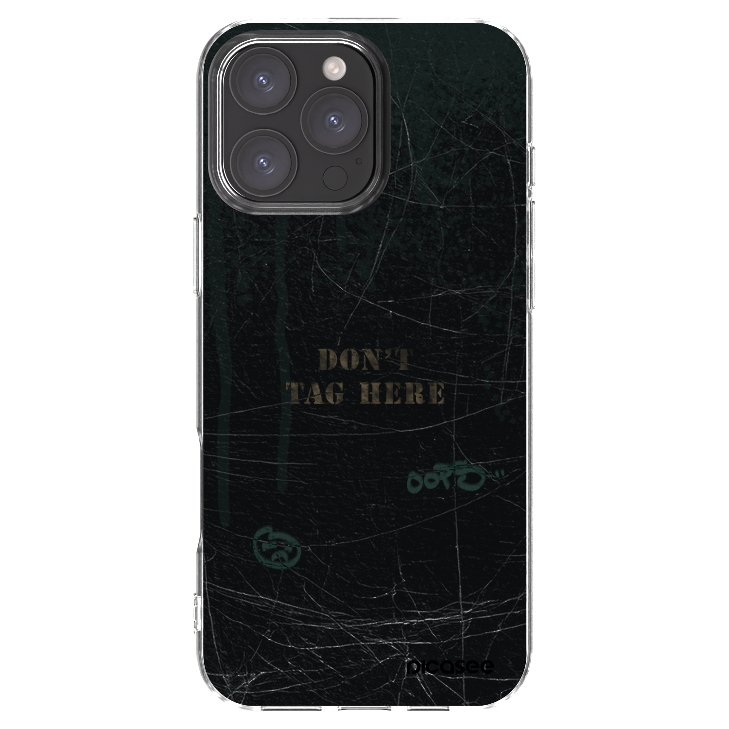Picasee silikonowe przeźroczyste etui na Apple iPhone 16 Pro Max - DON´T TAG