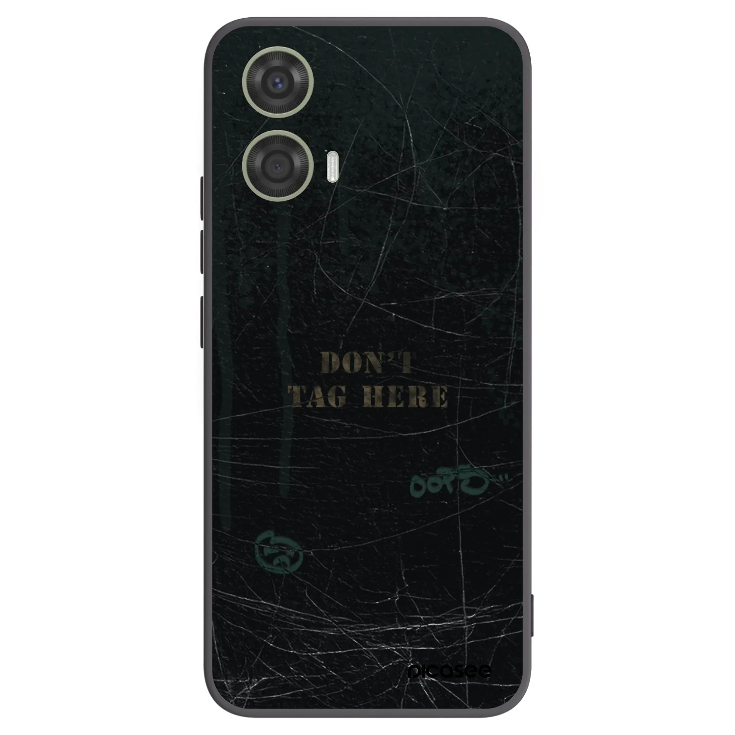 Picasee silikonowe czarne etui na Motorola Moto G24 - DON´T TAG