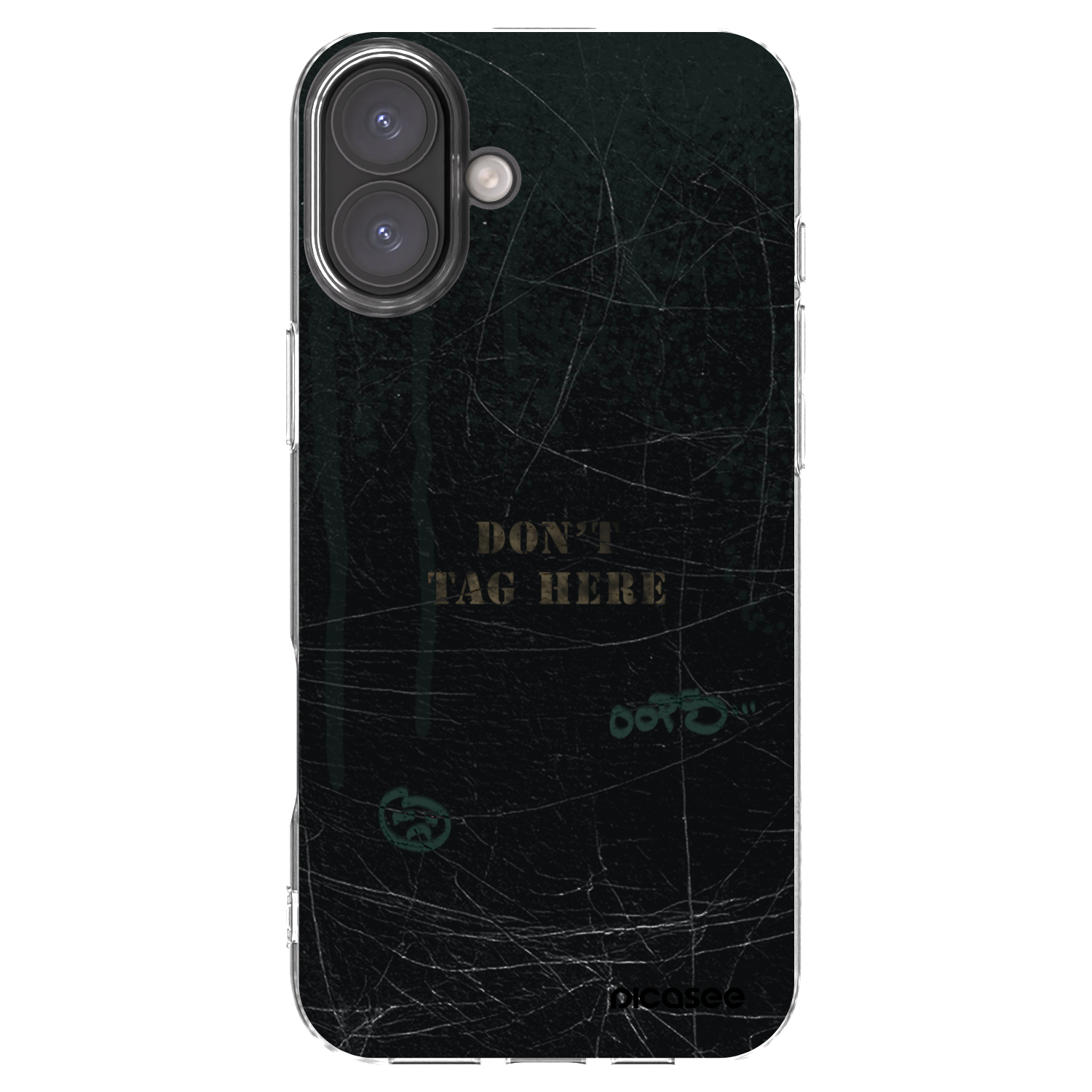 Picasee silikonowe przeźroczyste etui na Apple iPhone 16 Plus - DON´T TAG