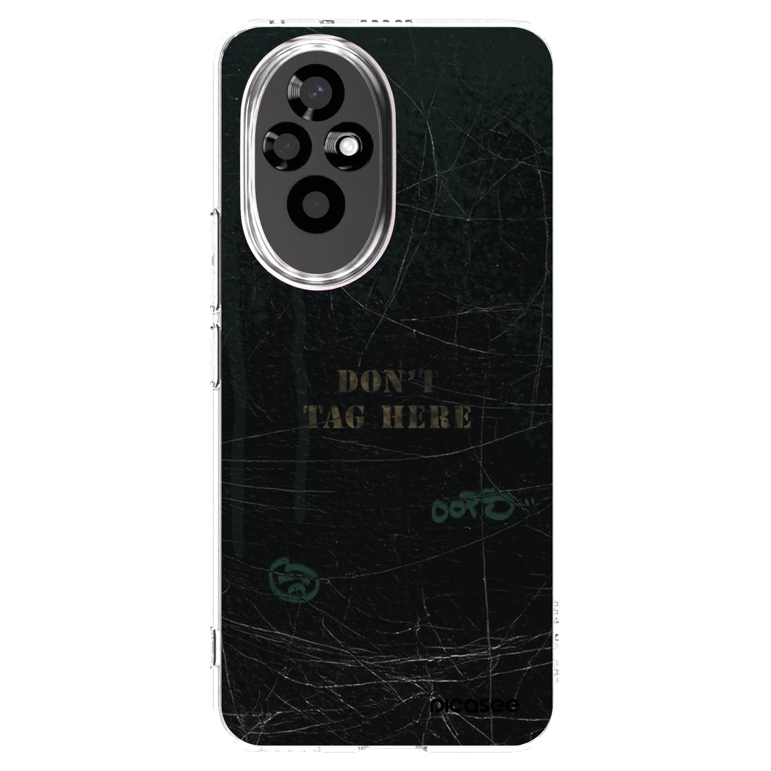 Picasee silikonowe przeźroczyste etui na Honor 200 Pro 5G - DON´T TAG