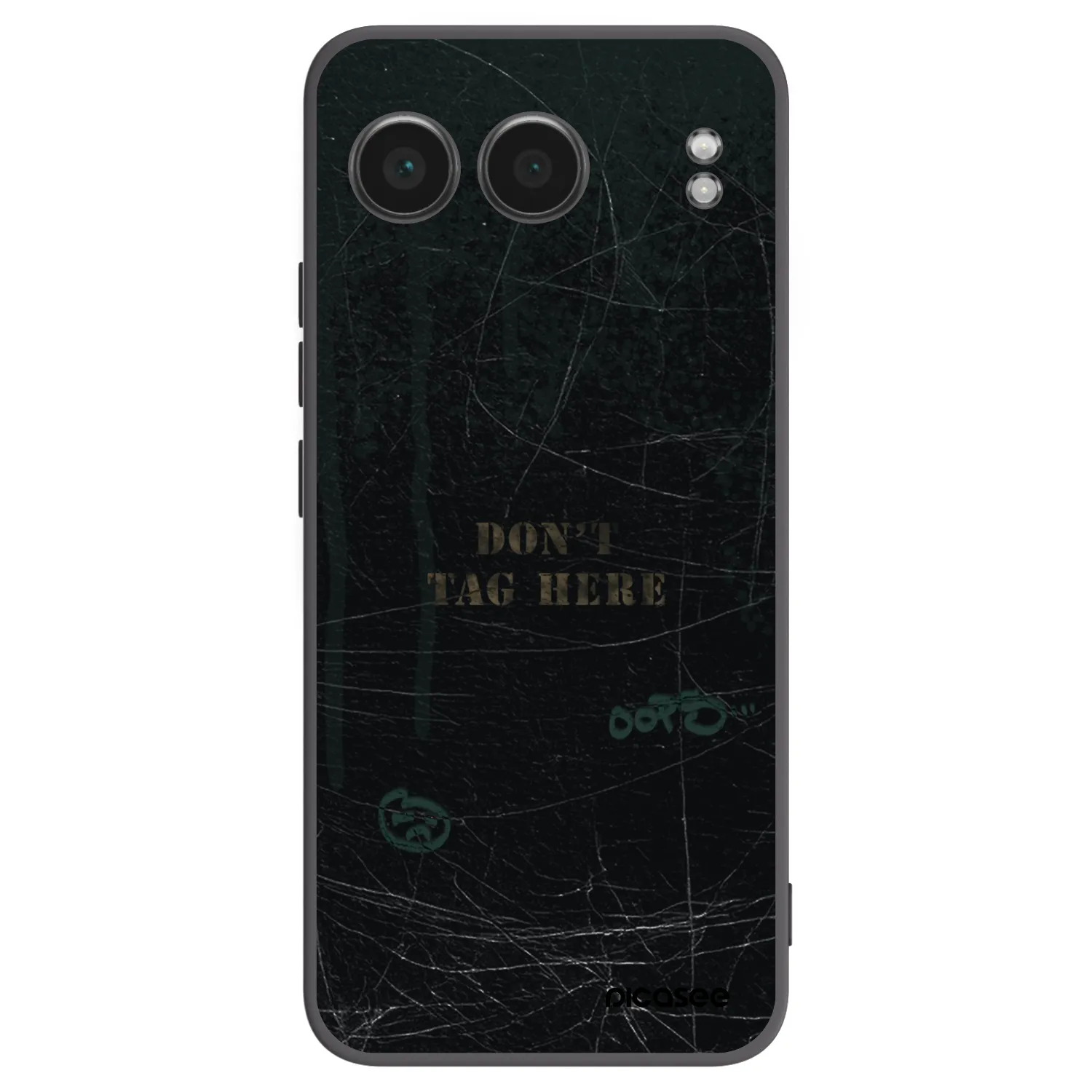 Picasee silikonowe czarne etui na OnePlus Nord 4 - DON´T TAG
