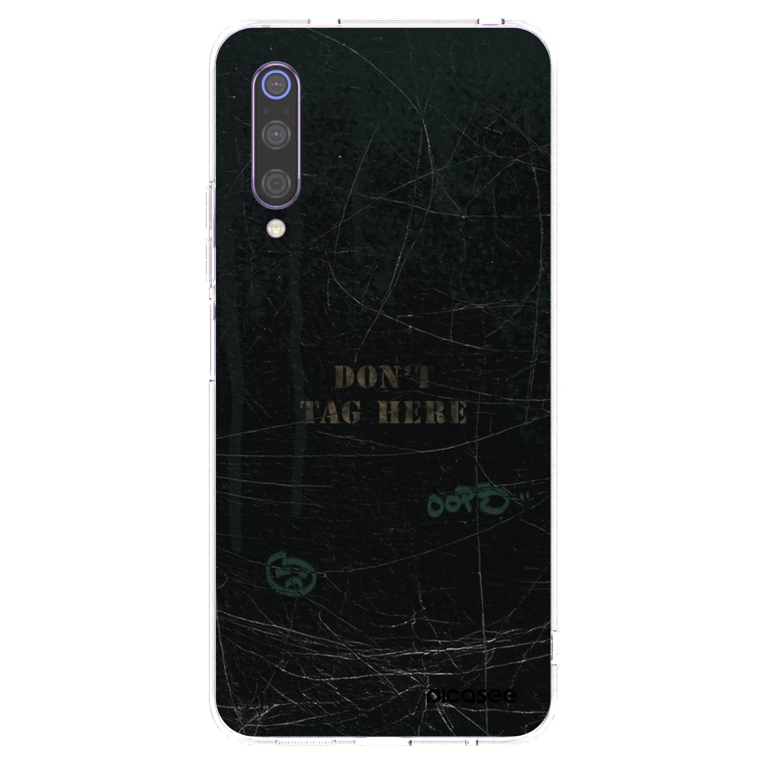 Picasee silikonowe przeźroczyste etui na Xiaomi Mi 9 - DON´T TAG