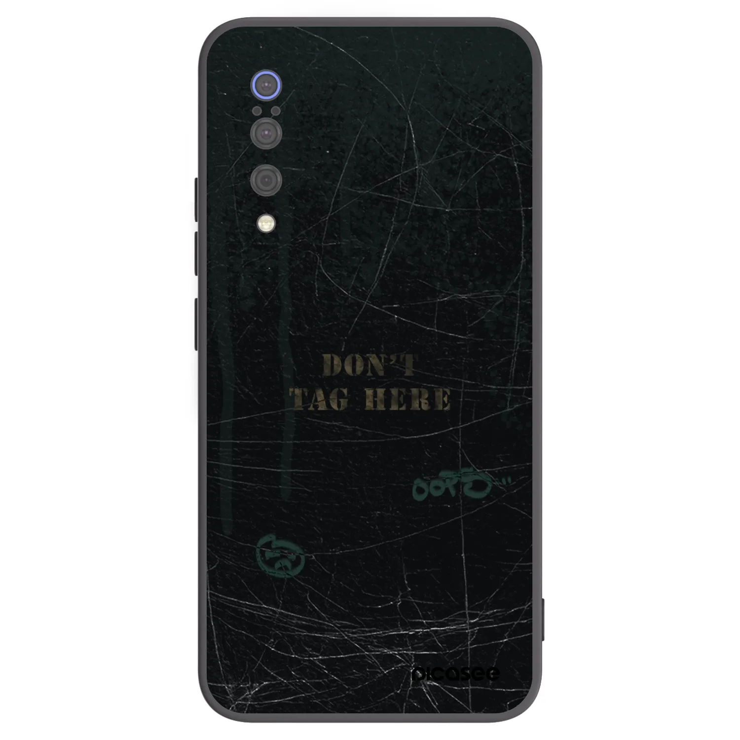 Picasee silikonowe czarne etui na Xiaomi Mi 9 - DON´T TAG