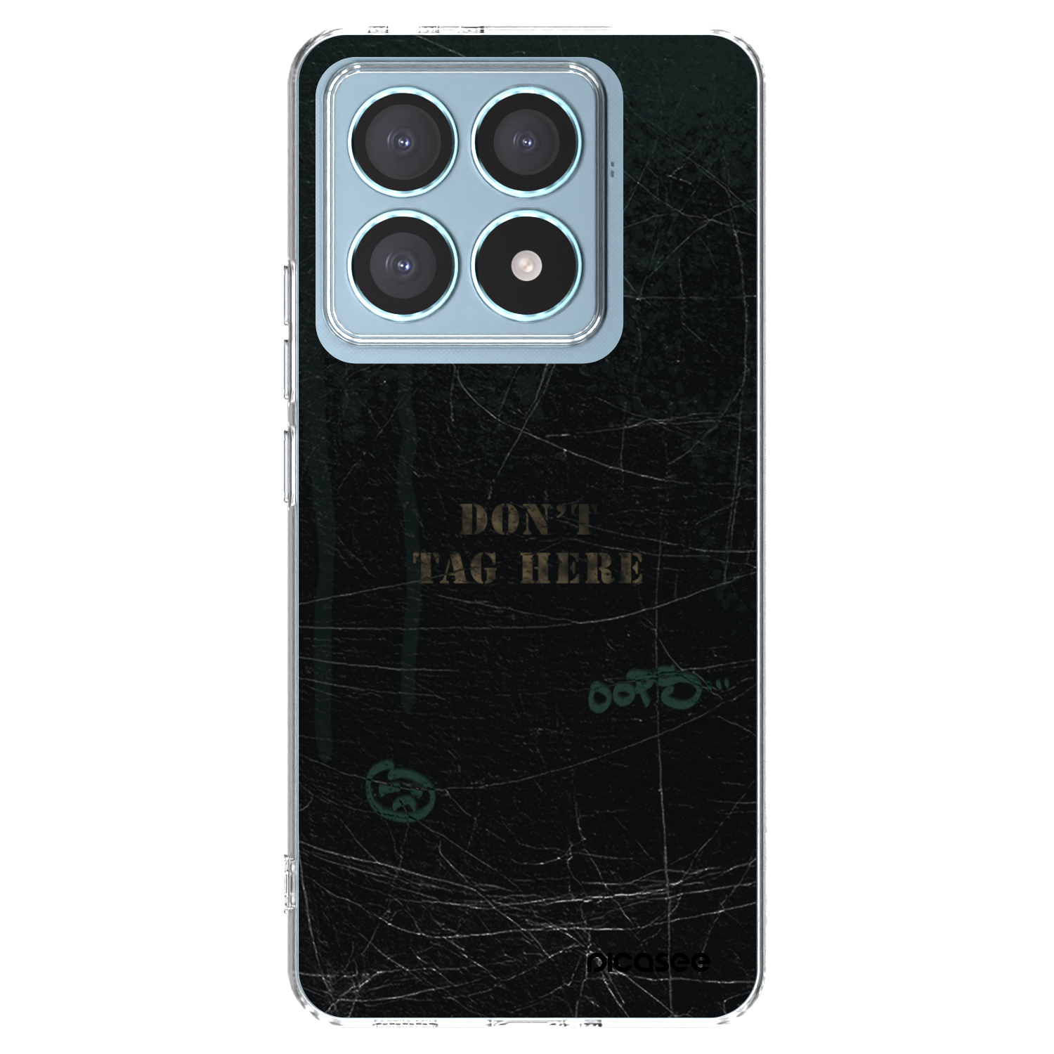 Picasee silikonowe przeźroczyste etui na Xiaomi 14T Pro - DON´T TAG