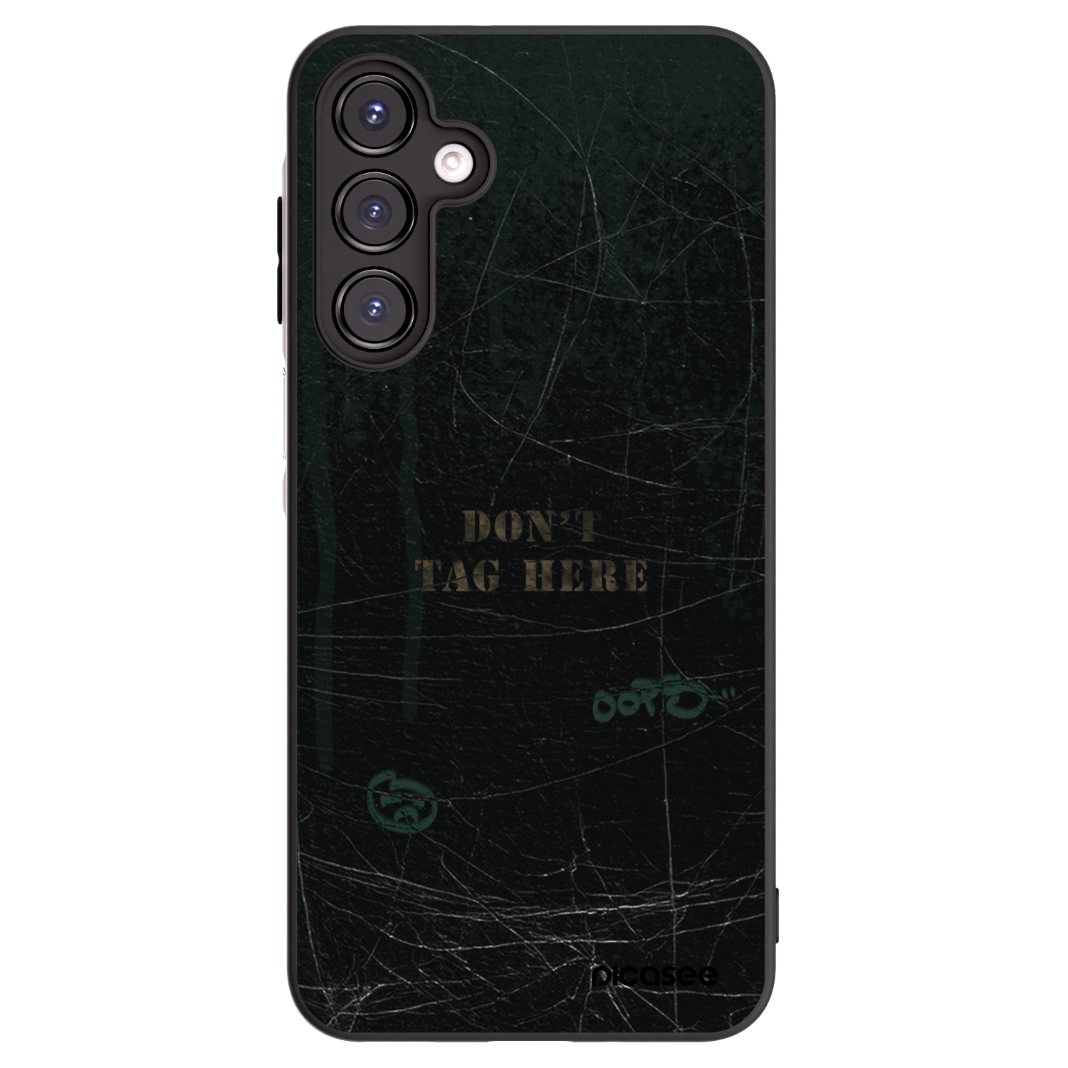 Picasee silikonowe czarne etui na Samsung Galaxy A16 5G - DON´T TAG