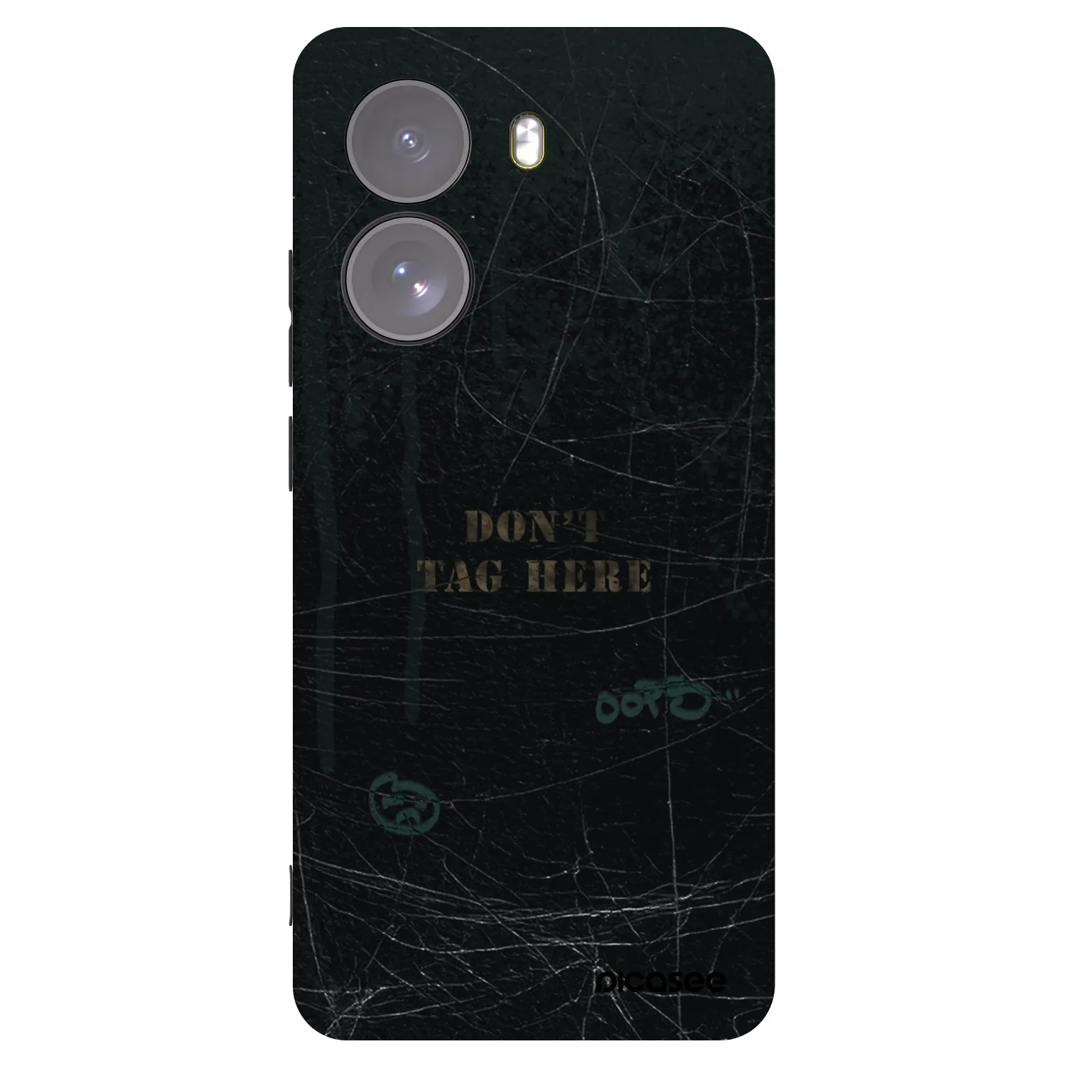 Picasee silikonowe czarne etui na Xiaomi Poco X7 - DON´T TAG
