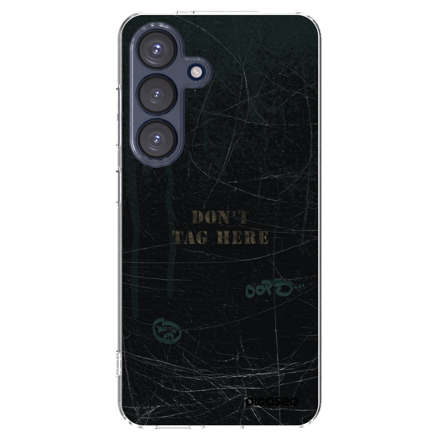Picasee silikonowe przeźroczyste etui na Samsung Galaxy S25 5G - DON´T TAG