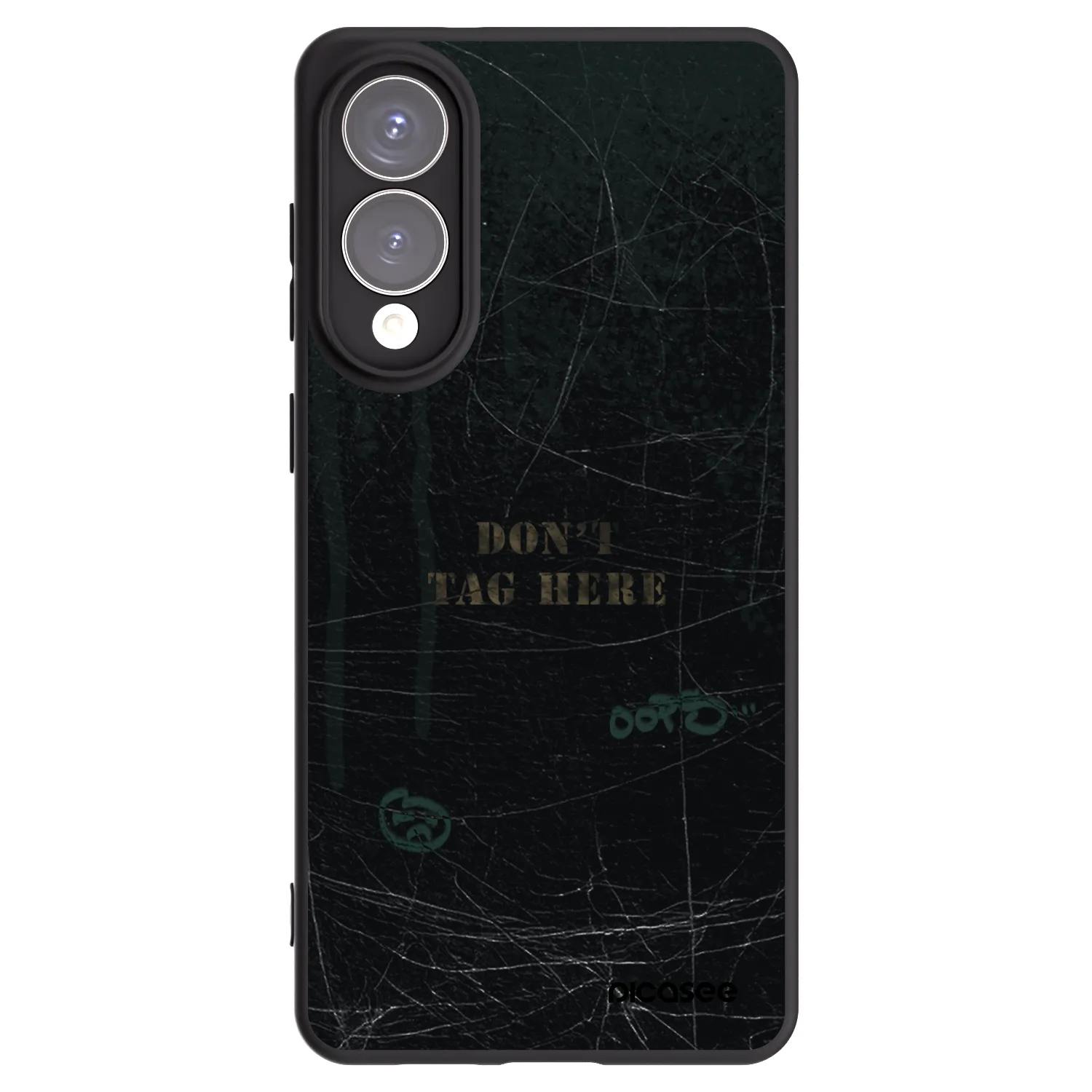 Picasee silikonowe czarne etui na Samsung Galaxy S25 Edge 5G - DON´T TAG