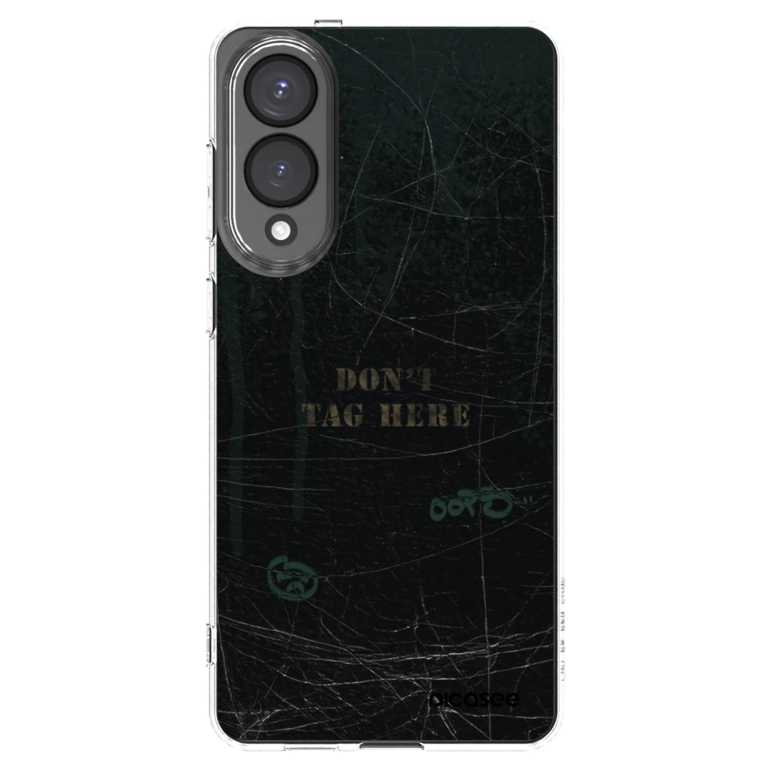 Picasee silikonowe przeźroczyste etui na Samsung Galaxy S25 Edge 5G - DON´T TAG