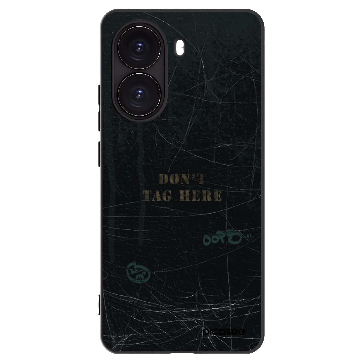 Picasee silikonowe czarne etui na Xiaomi Poco X7 Pro 5G - DON´T TAG