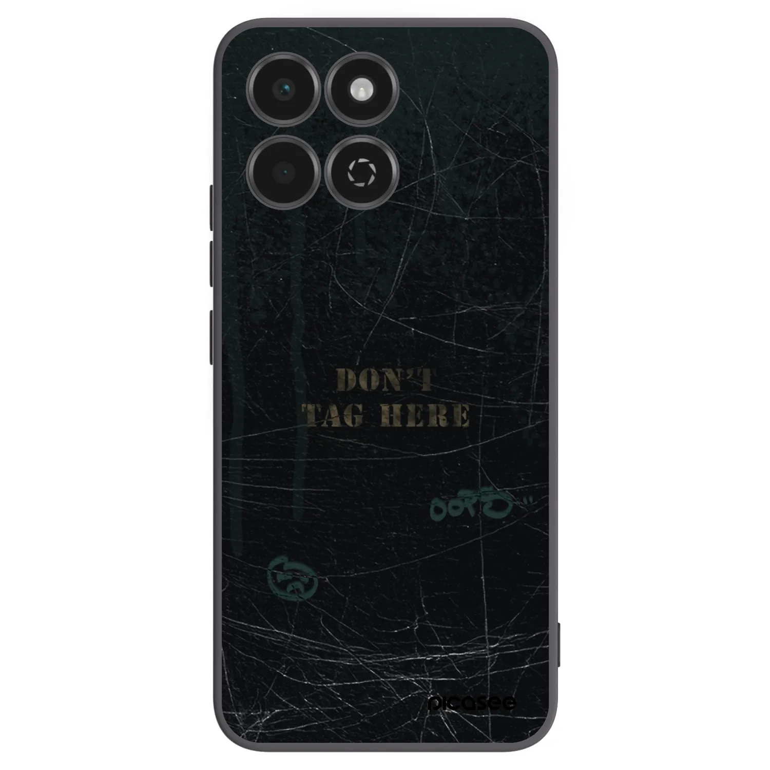 Picasee silikonowe czarne etui na Honor 200 Smart 5G - DON´T TAG
