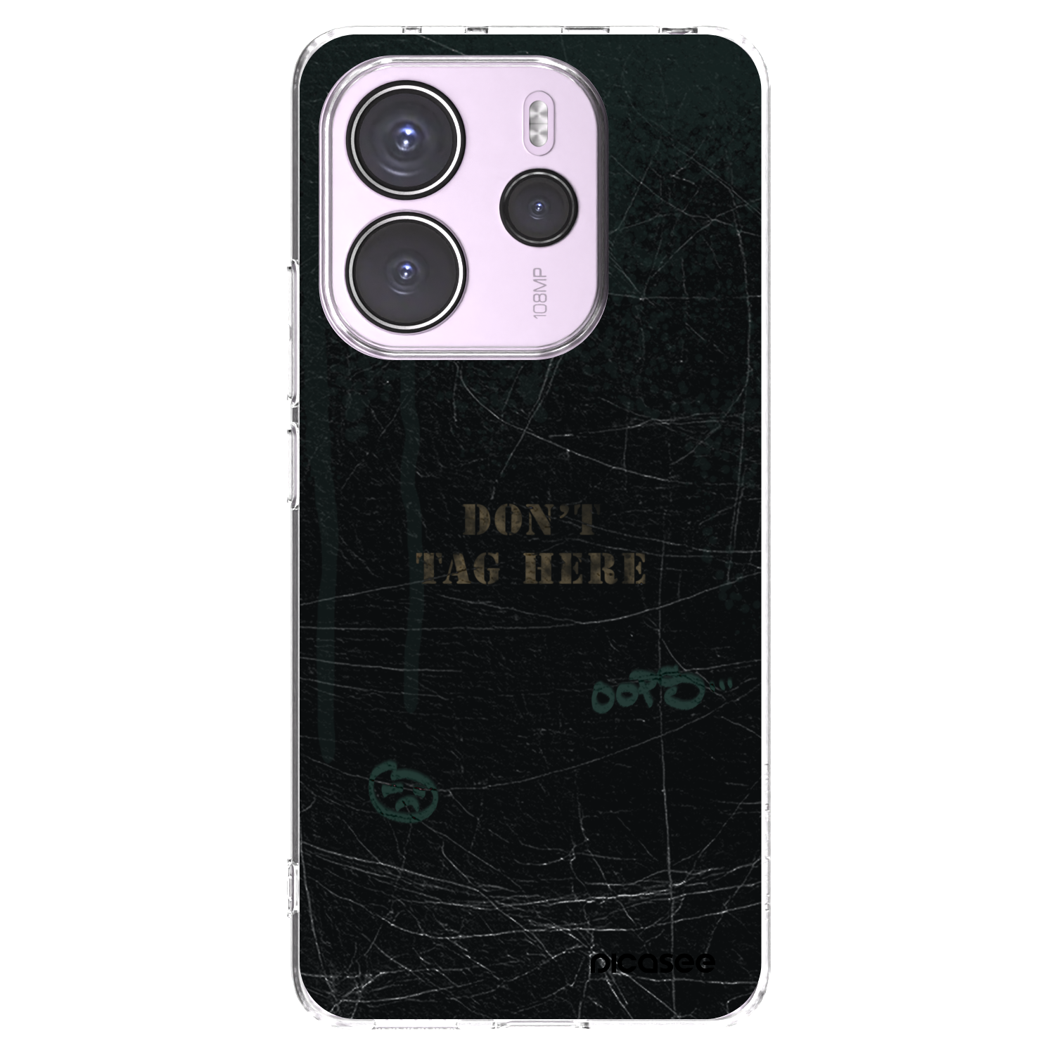 Picasee silikonowe przeźroczyste etui na Xiaomi Redmi Note 14 4G - DON´T TAG