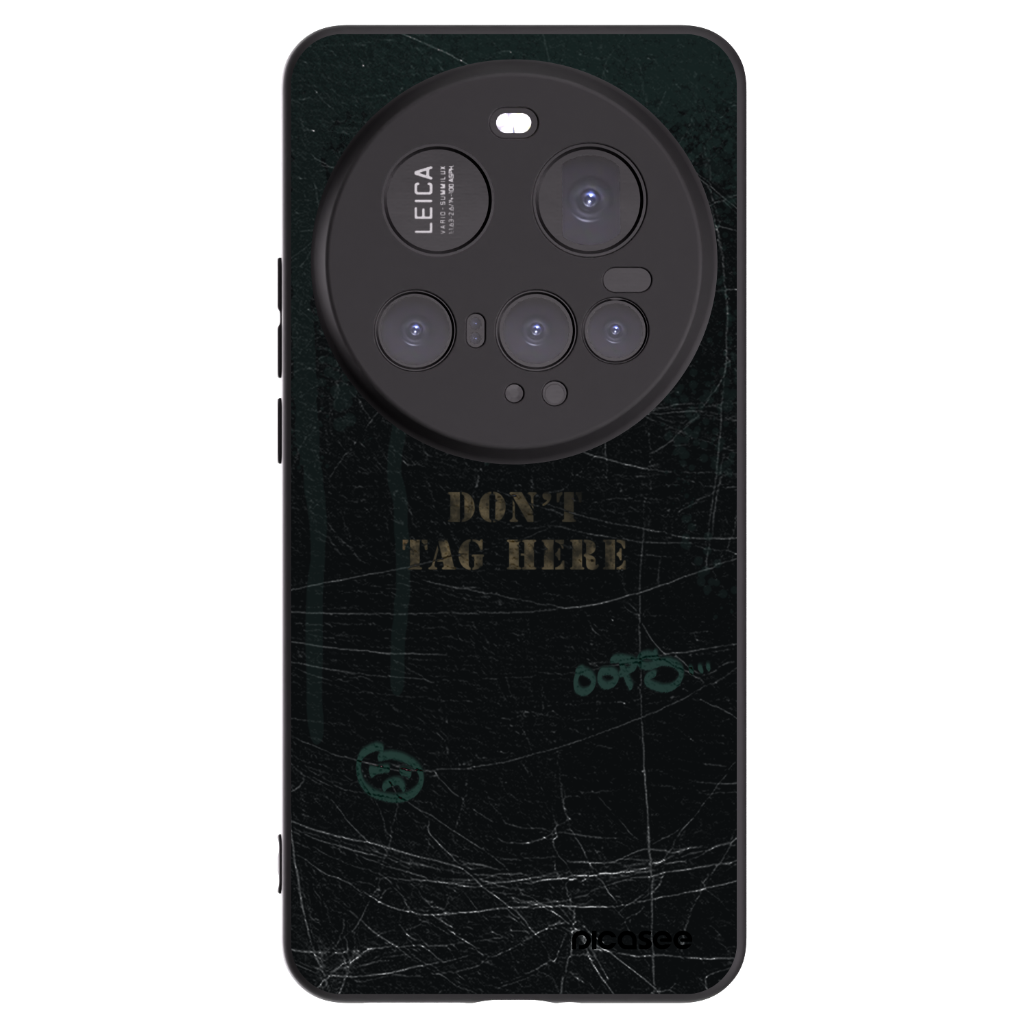 Picasee silikonowe czarne etui na Xiaomi 15 Ultra - DON´T TAG