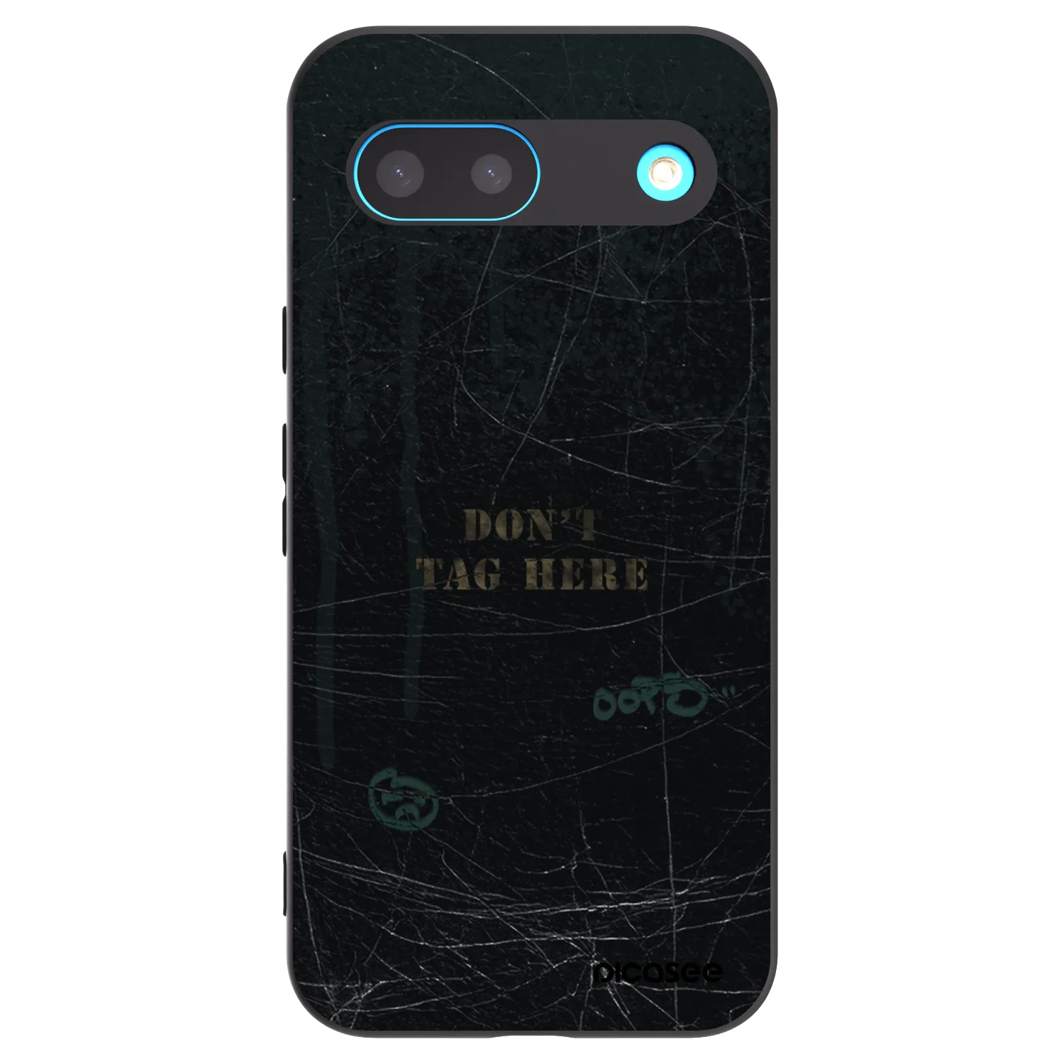 Picasee silikonowe czarne etui na Google Pixel 8 - DON´T TAG