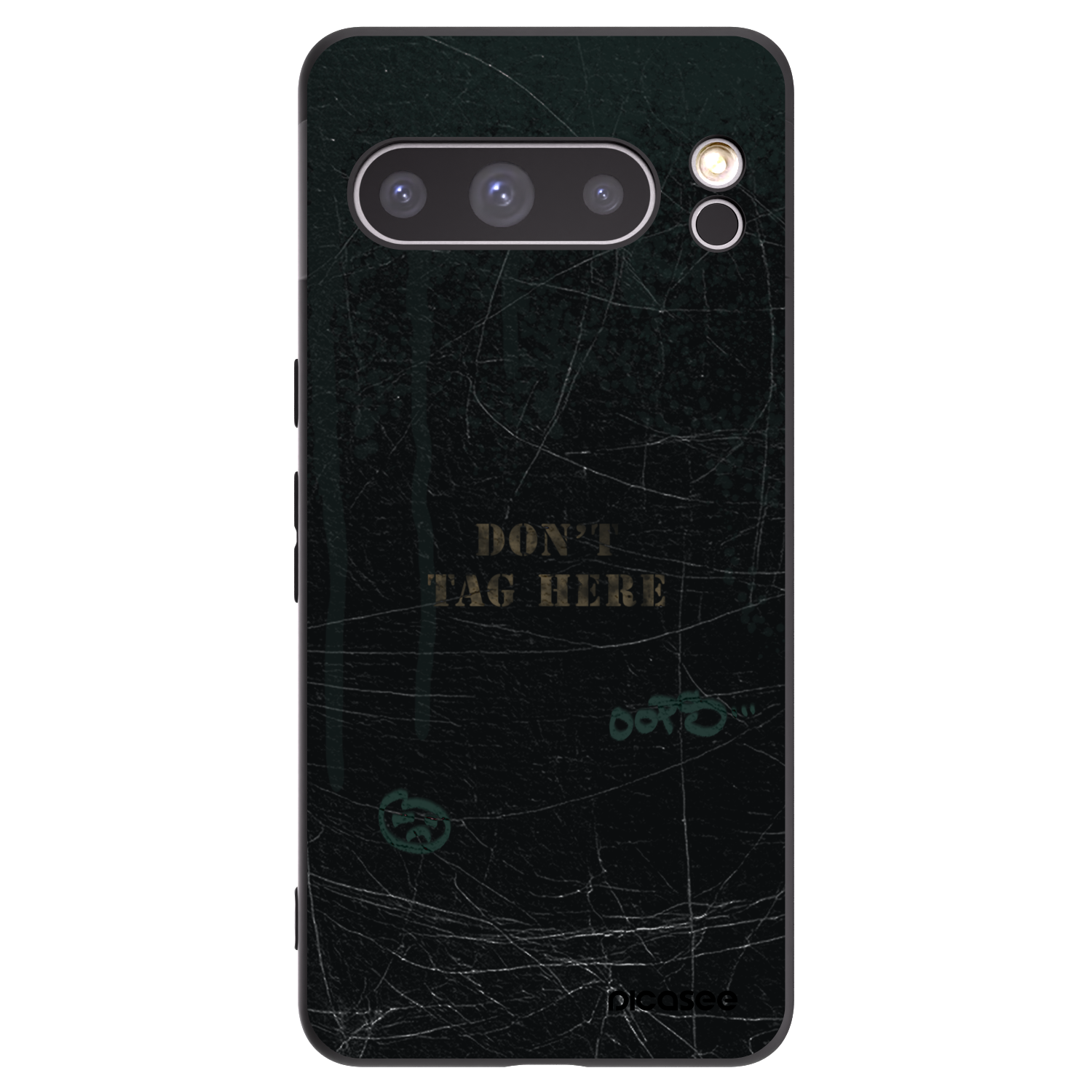 Picasee silikonowe czarne etui na Google Pixel 8 Pro - DON´T TAG