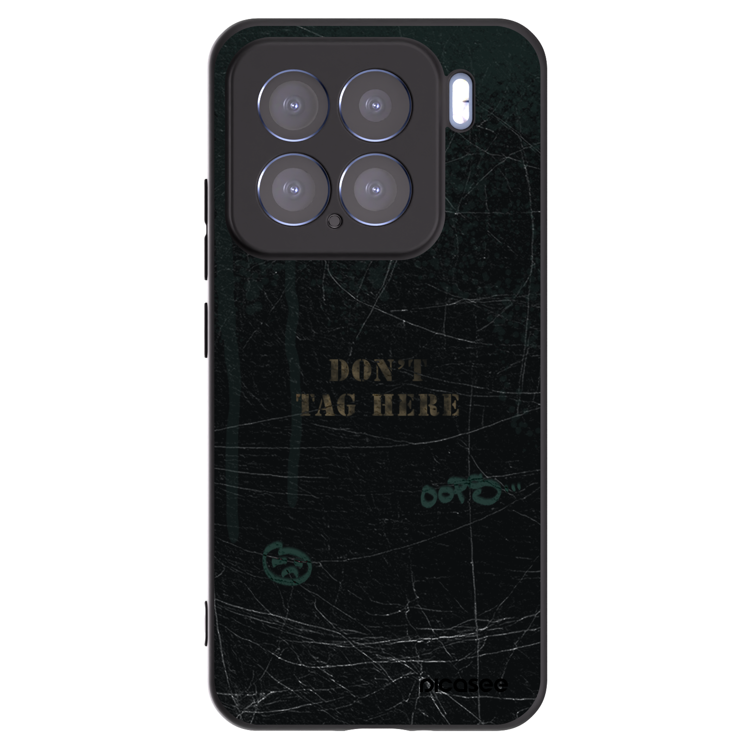 Picasee silikonowe czarne etui na Xiaomi 15 - DON´T TAG