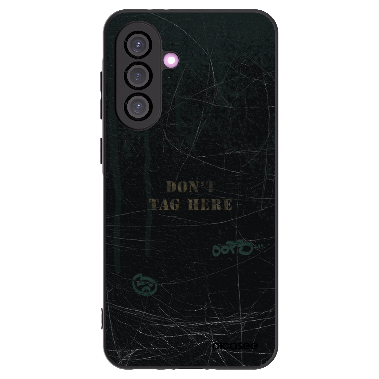Picasee silikonowe czarne etui na Samsung Galaxy A36 5G - DON´T TAG