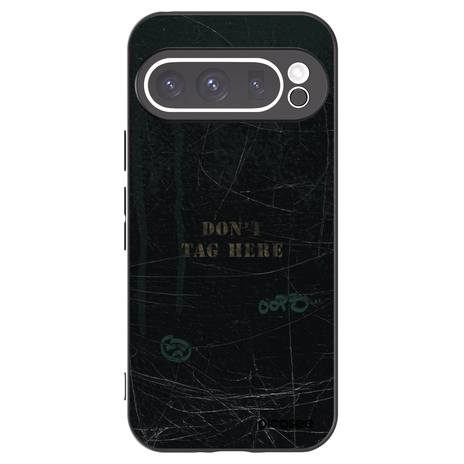 Picasee silikonowe czarne etui na Google Pixel 9 Pro - DON´T TAG