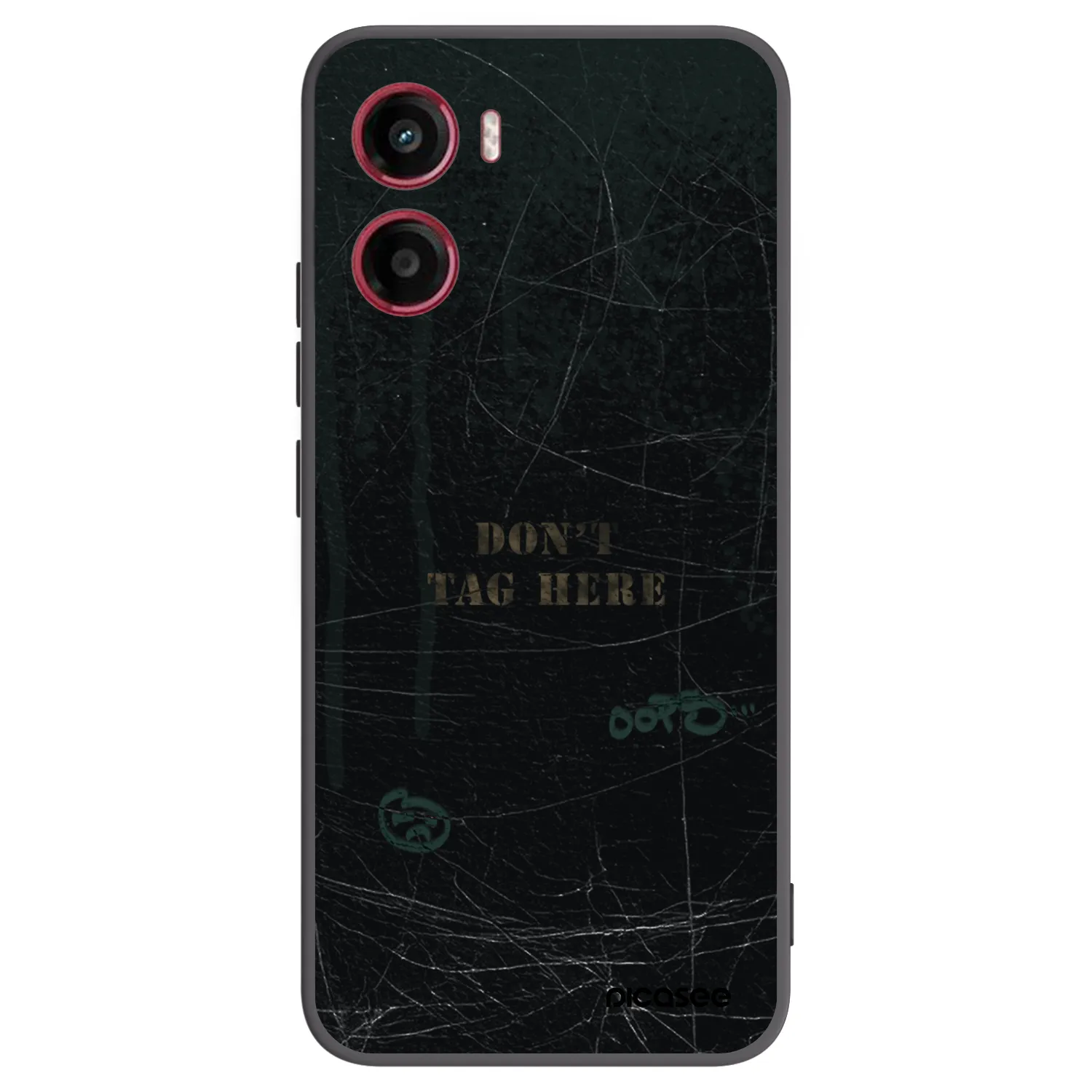 Picasee silikonowe czarne etui na Motorola Moto G05 - DON´T TAG