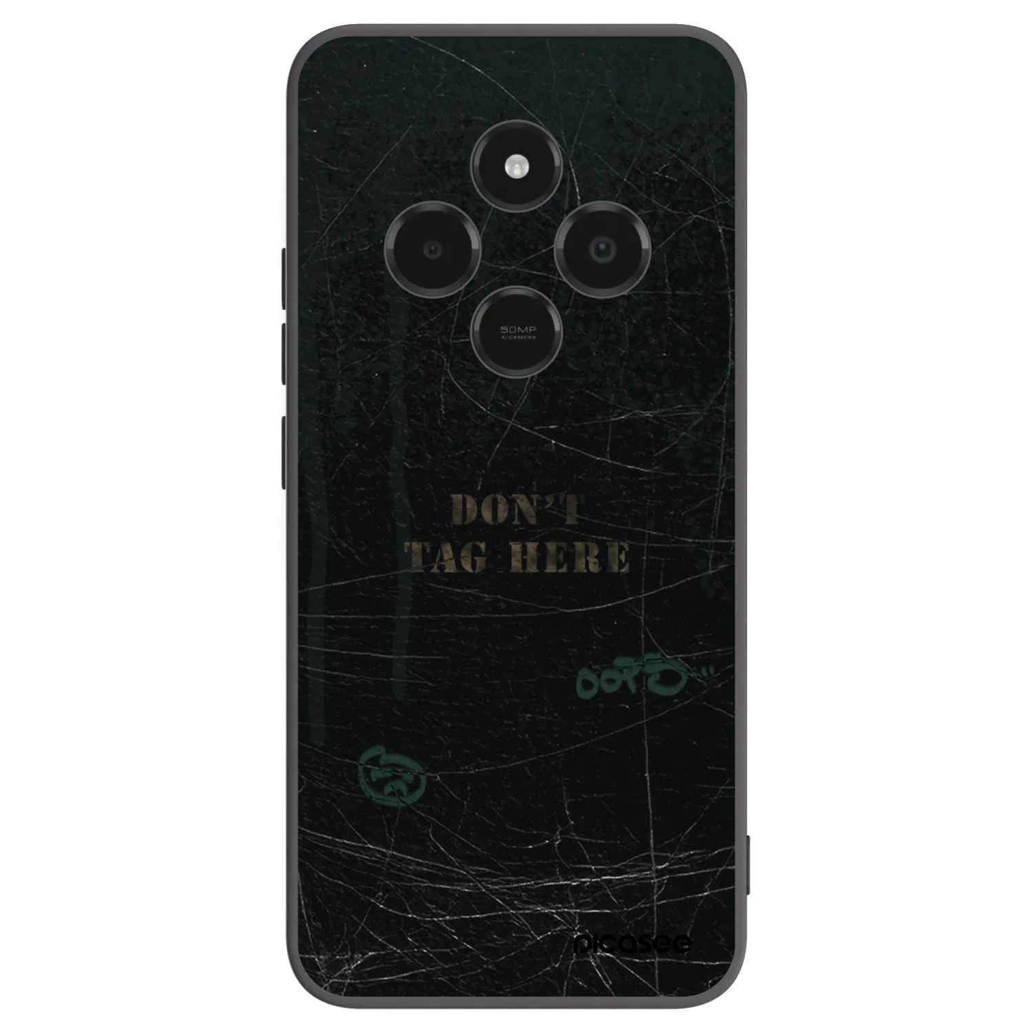 Picasee silikonowe czarne etui na Xiaomi Poco C75 - DON´T TAG