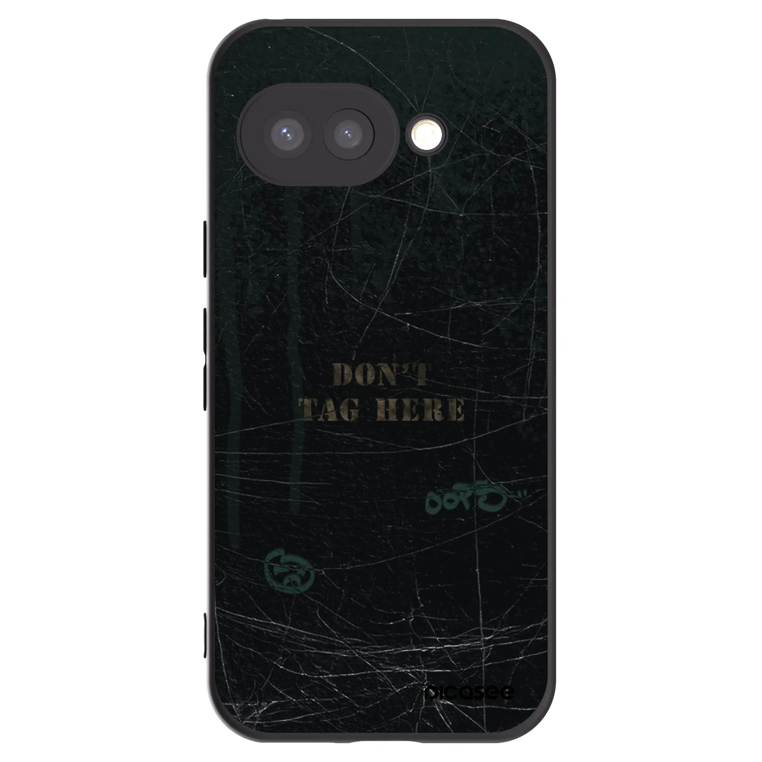 Picasee silikonowe czarne etui na Google Pixel 9a - DON´T TAG