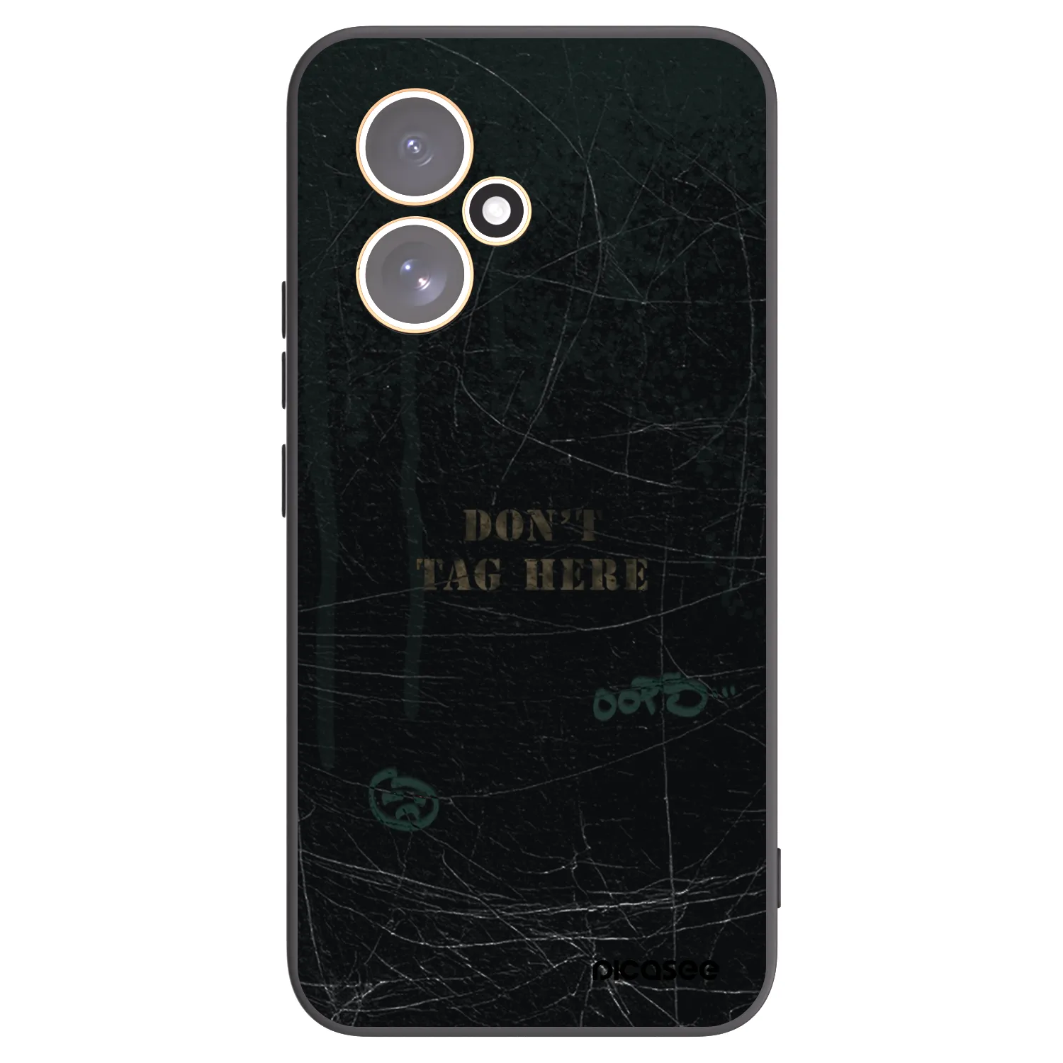 Picasee silikonowe czarne etui na Honor 400 5G - DON´T TAG