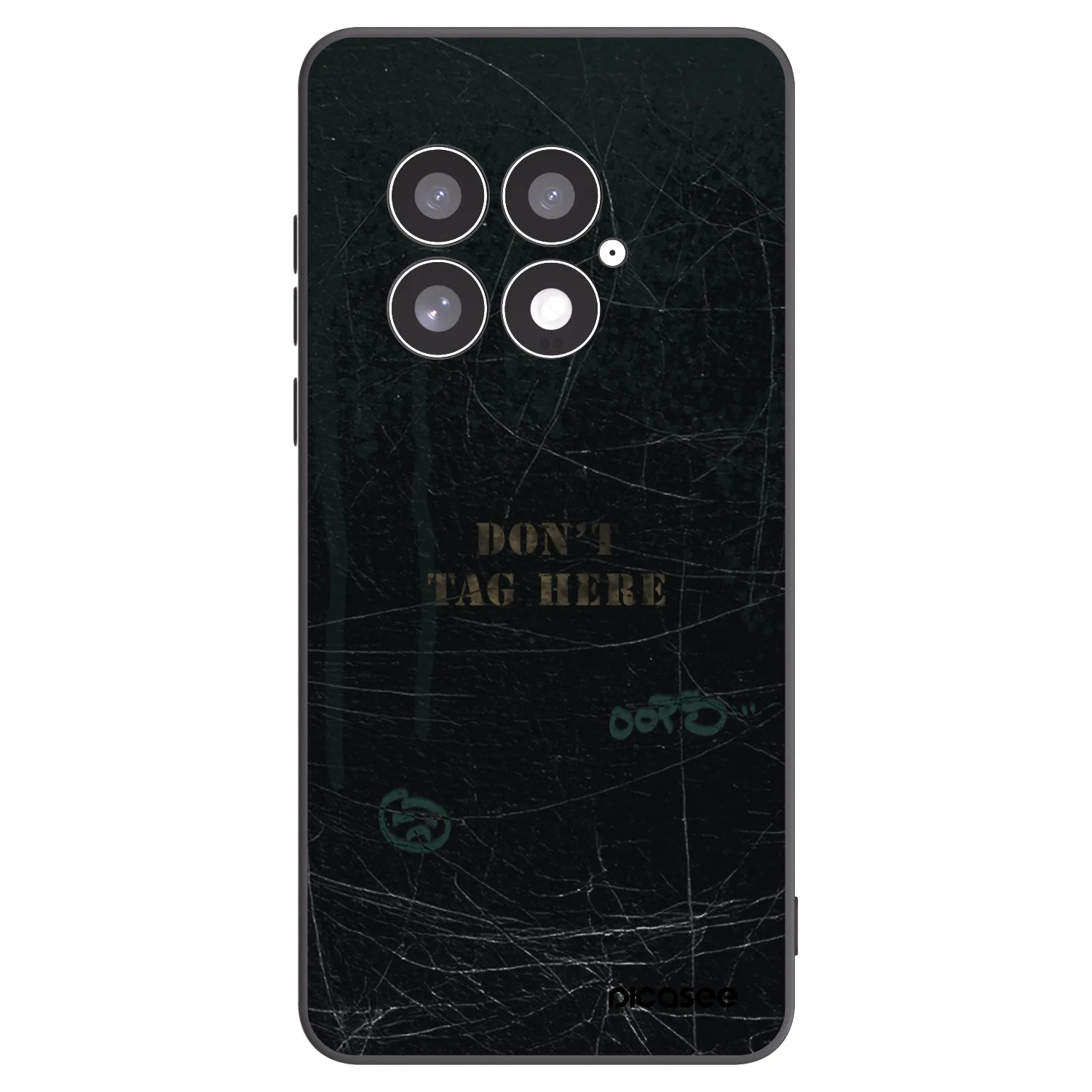 Picasee silikonowe czarne etui na OnePlus 13 5G - DON´T TAG