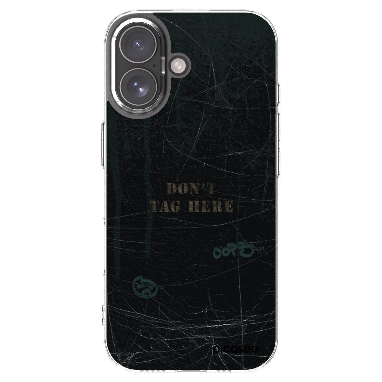 Picasee silikonowe przeźroczyste etui na Apple iPhone 17 - DON´T TAG