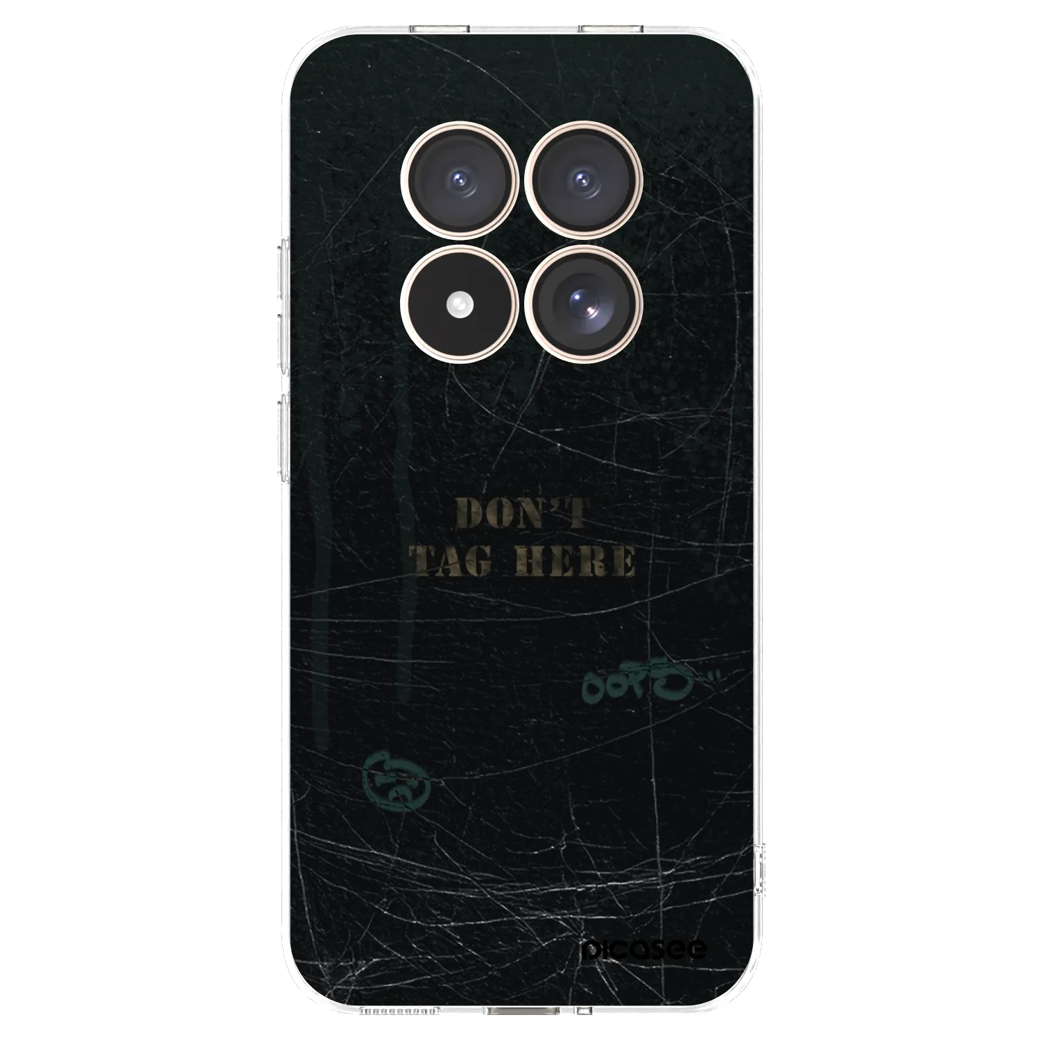 Picasee silikonowe przeźroczyste etui na Xiaomi Redmi Note 15 Pro 4G - DON´T TAG