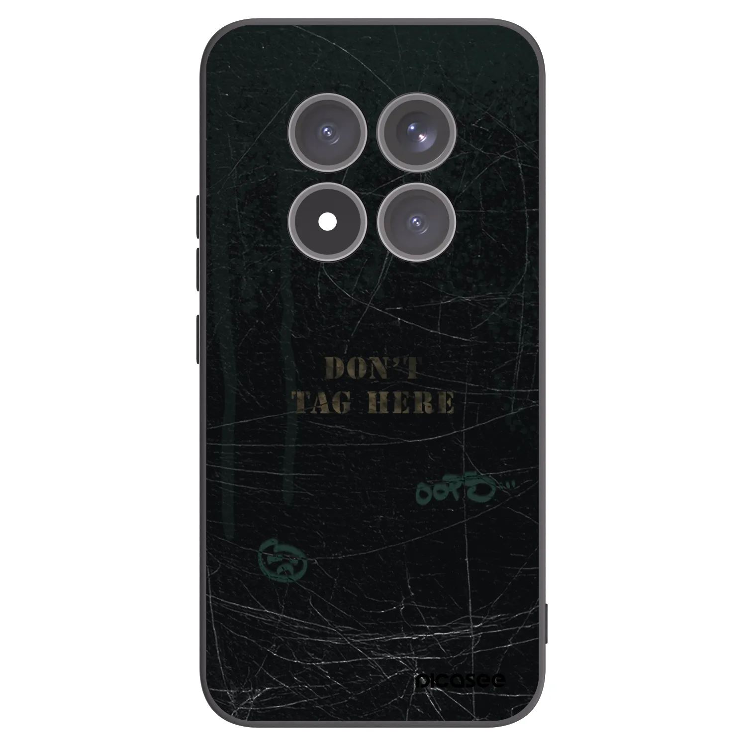 Picasee silikonowe czarne etui na Xiaomi Redmi Note 15 Pro+ - DON´T TAG