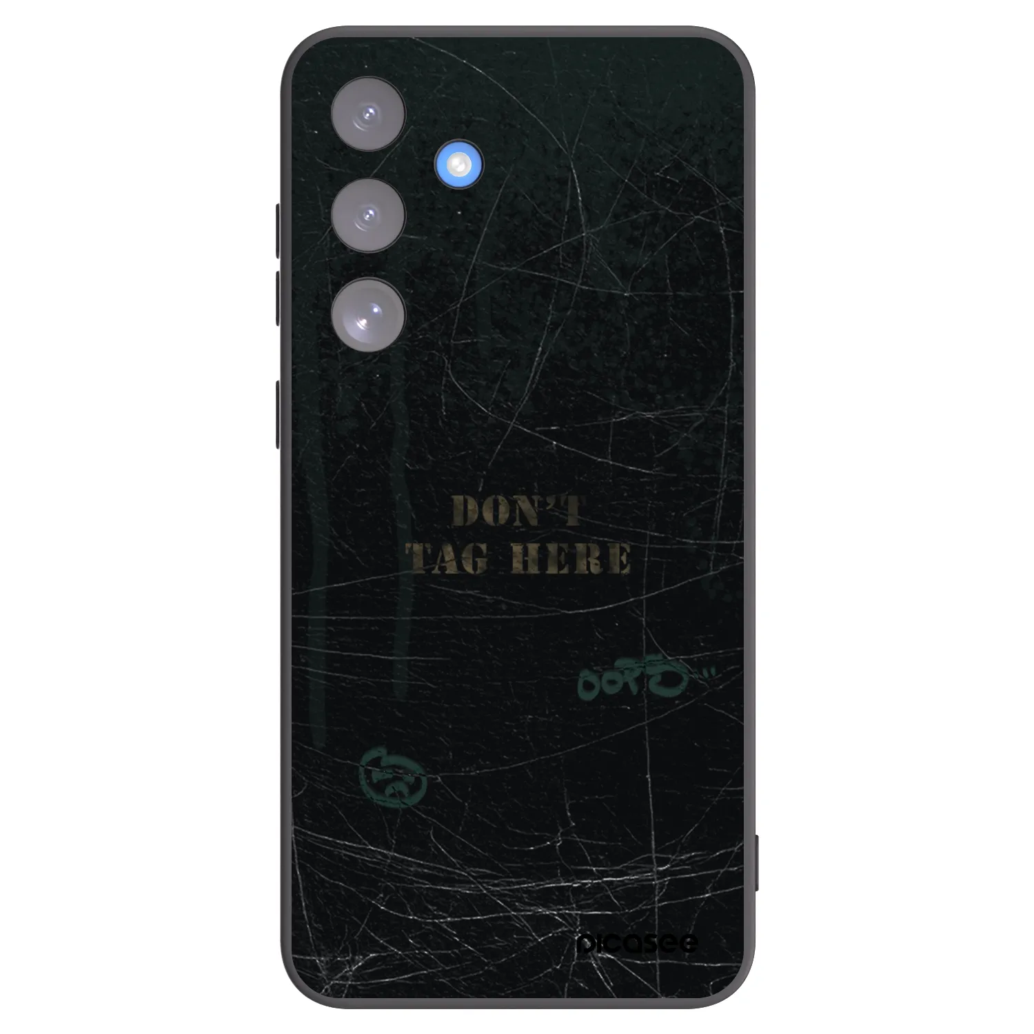 Picasee silikonowe czarne etui na Samsung Galaxy S25 FE 5G - DON´T TAG