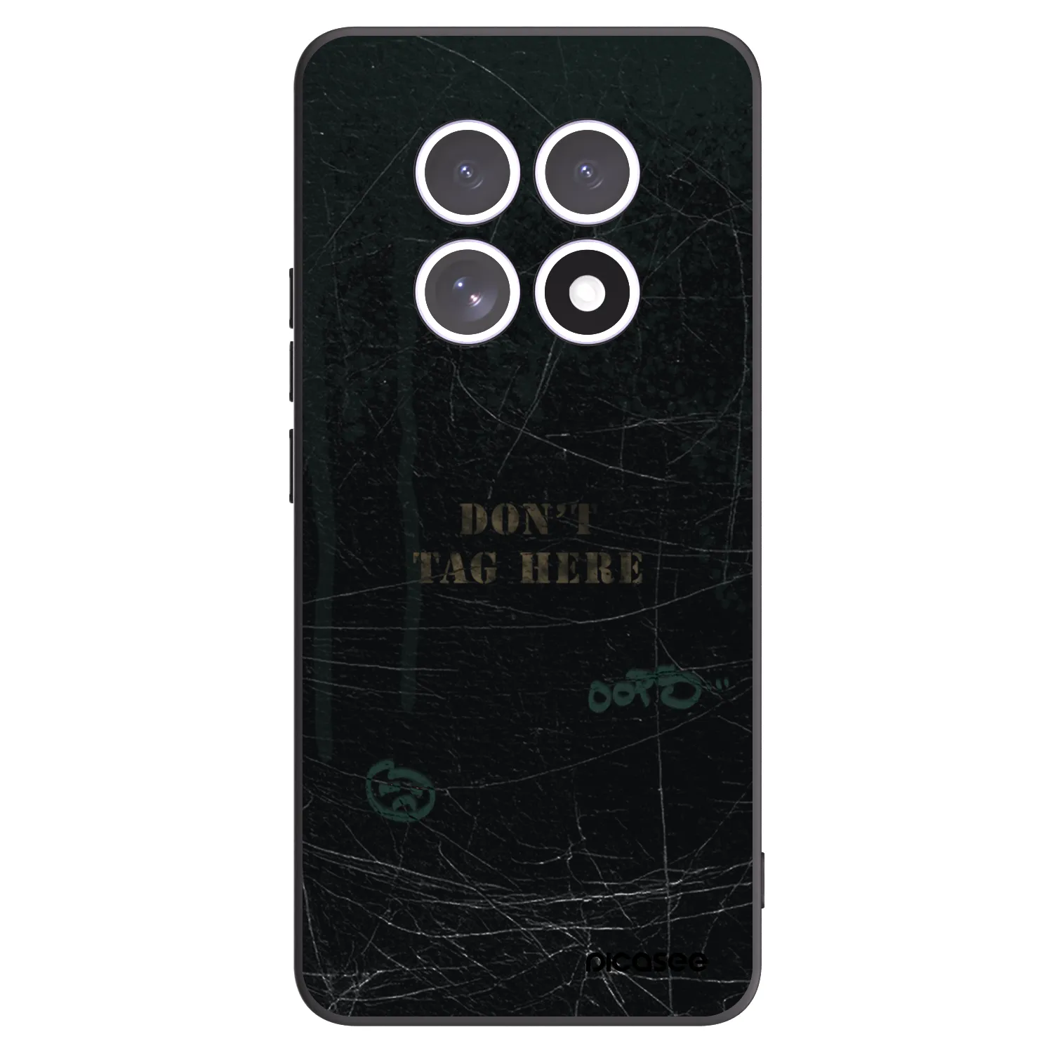 Picasee silikonowe czarne etui na Xiaomi Redmi Note 15 4G - DON´T TAG