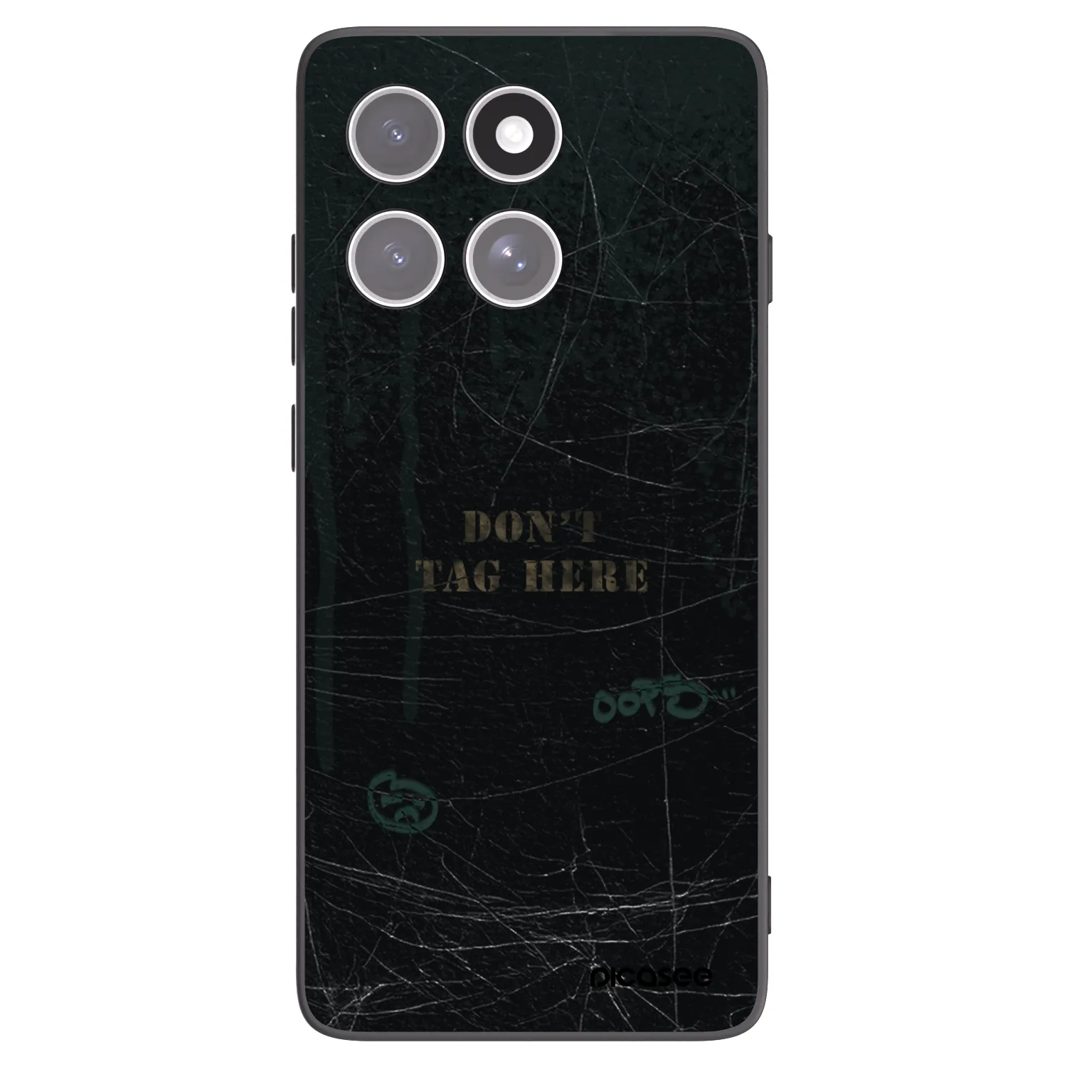 Picasee silikonowe czarne etui na Motorola Edge 60 Fusion - DON´T TAG