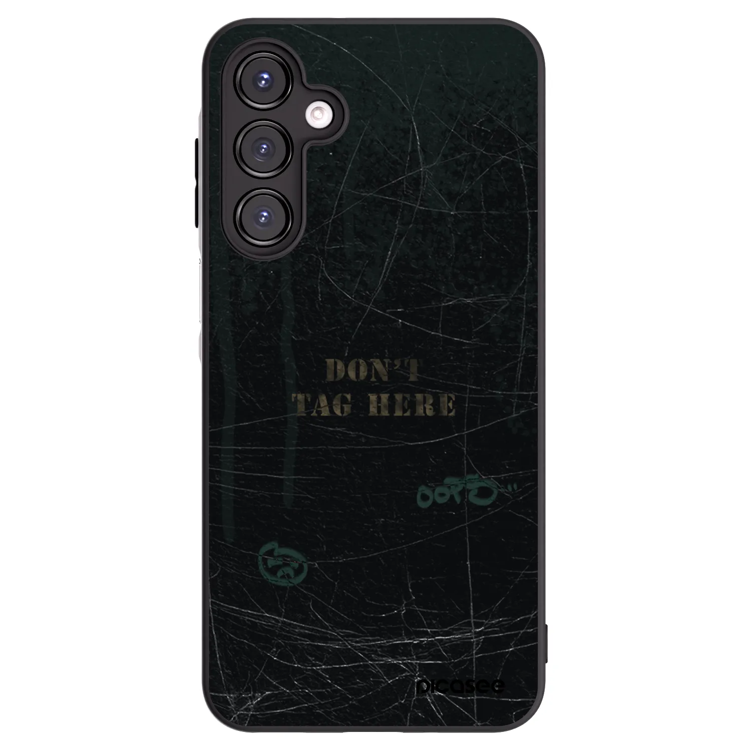 Picasee silikonowe czarne etui na Samsung Galaxy A16 4G - DON´T TAG