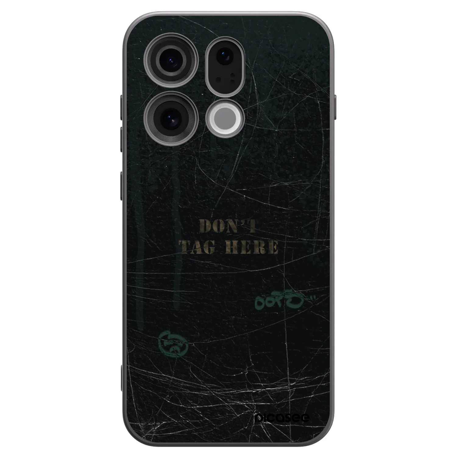 Picasee silikonowe czarne etui na OPPO Find X9 - DON´T TAG