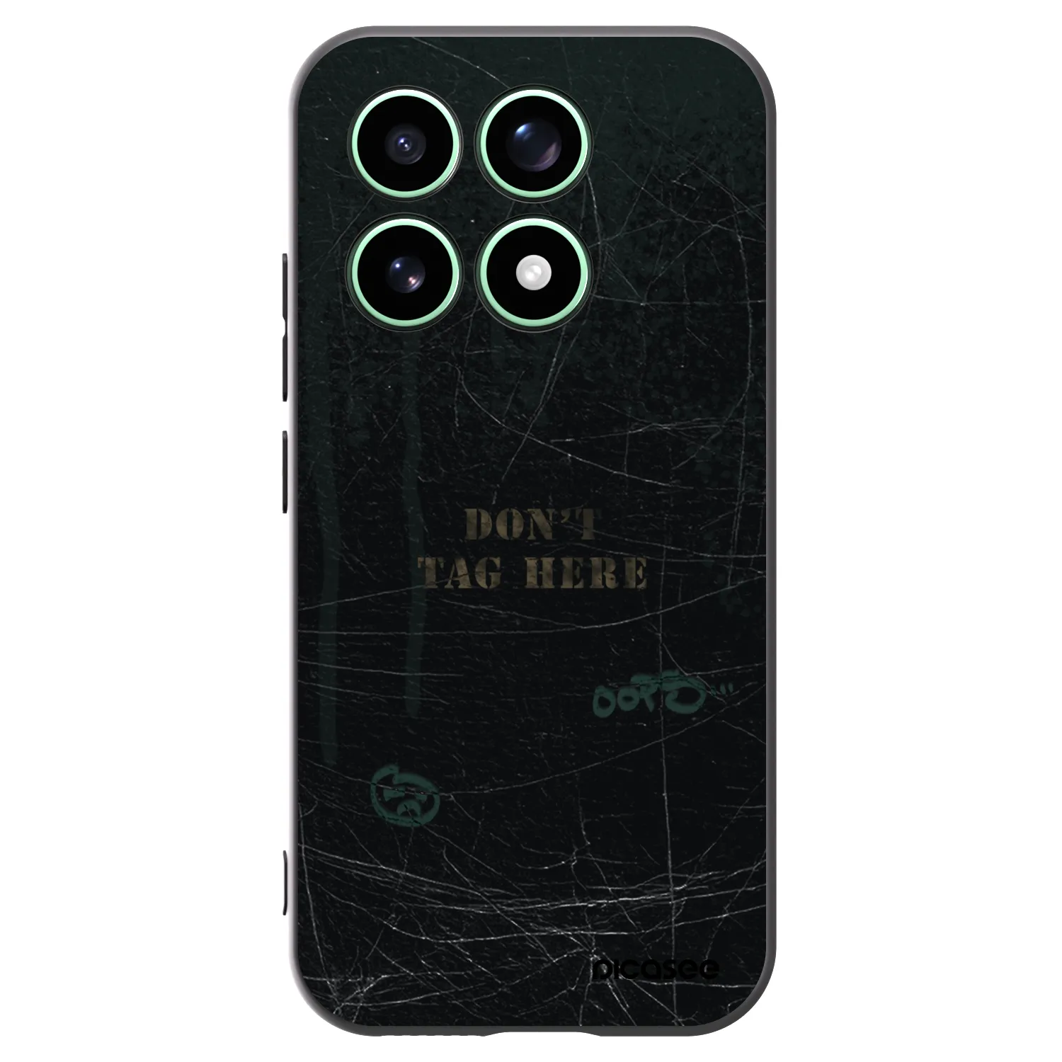 Picasee silikonowe czarne etui na Xiaomi 17 - DON´T TAG