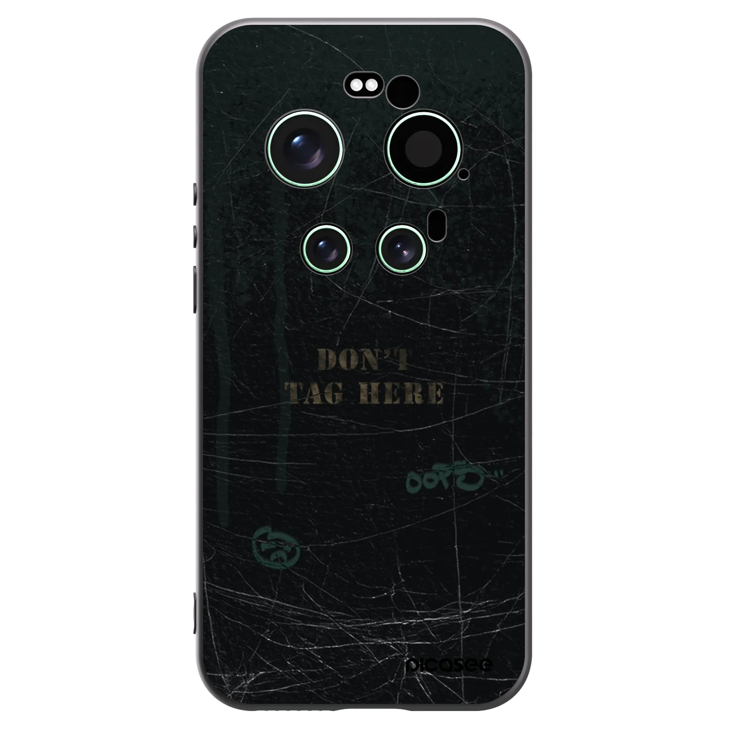 Picasee silikonowe czarne etui na Xiaomi 17 Ultra - DON´T TAG