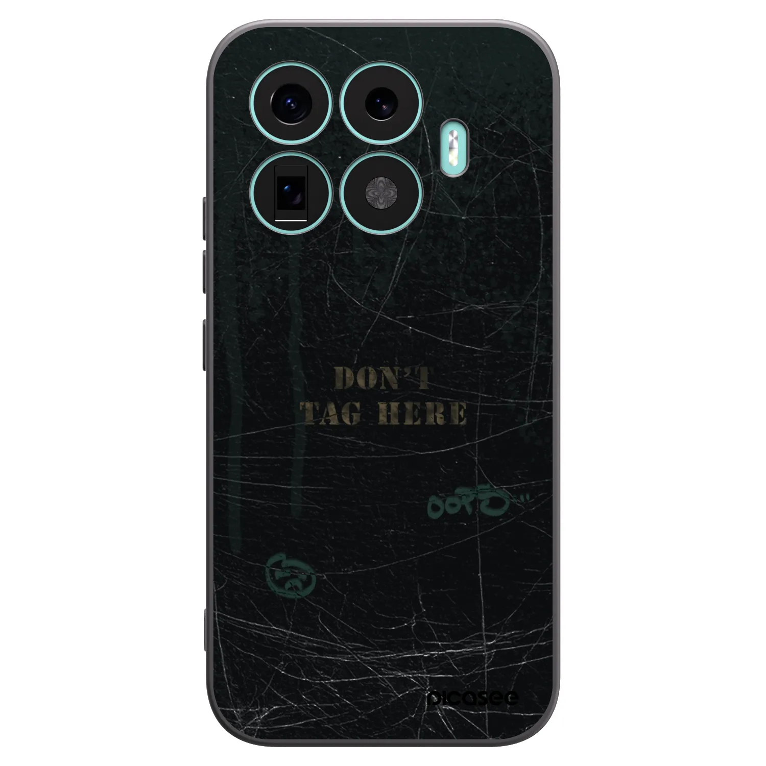 Picasee silikonowe czarne etui na Xiaomi 17T - DON´T TAG