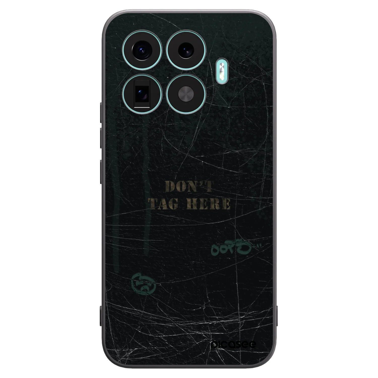 Picasee silikonowe czarne etui na Xiaomi 17T Pro - DON´T TAG