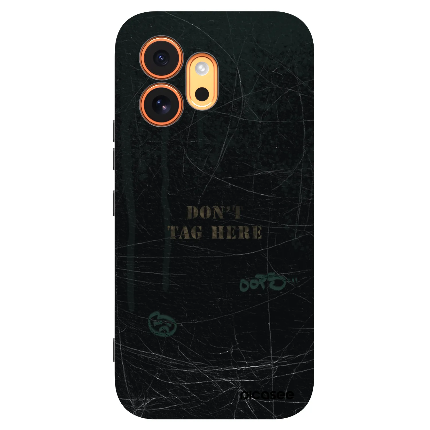 Picasee silikonowe czarne etui na Honor 600 - DON´T TAG