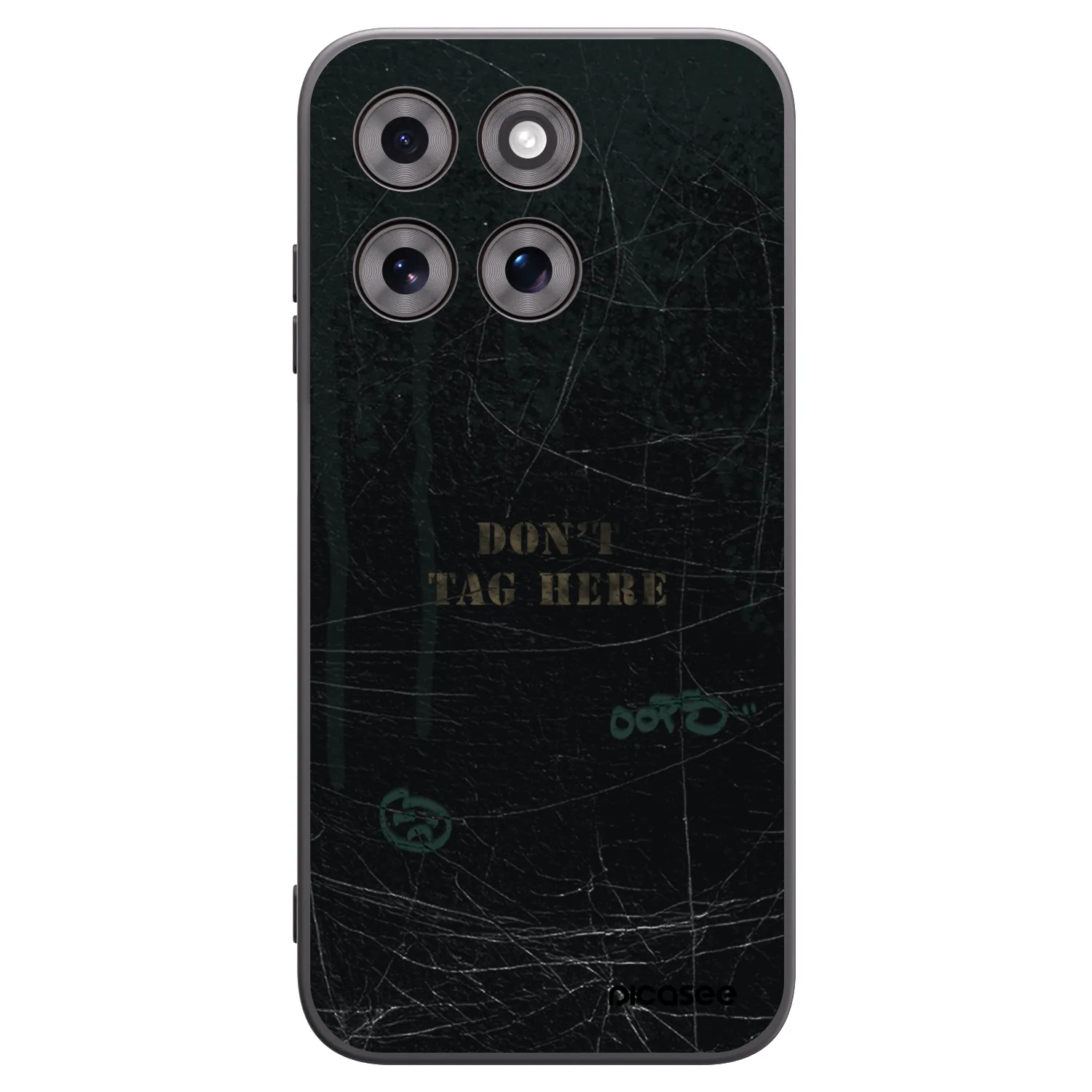 Picasee silikonowe czarne etui na Motorola Moto G77 - DON´T TAG