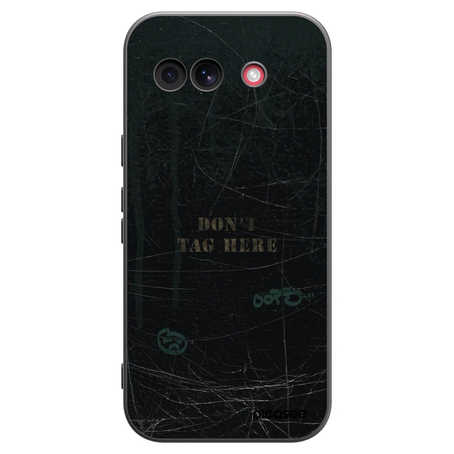Picasee silikonowe czarne etui na Google Pixel 10a - DON´T TAG