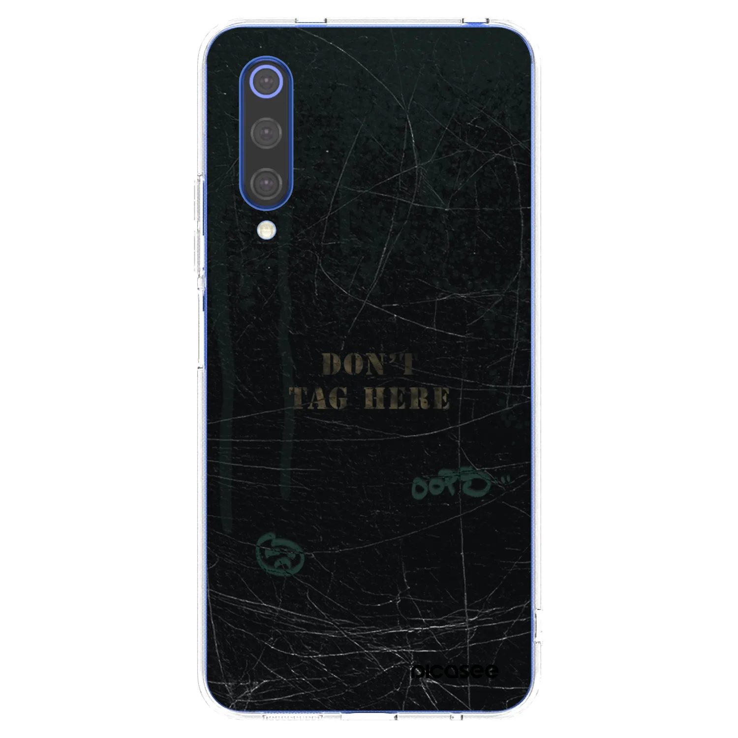 Picasee silikonowe przeźroczyste etui na Xiaomi Mi 9 SE - DON´T TAG