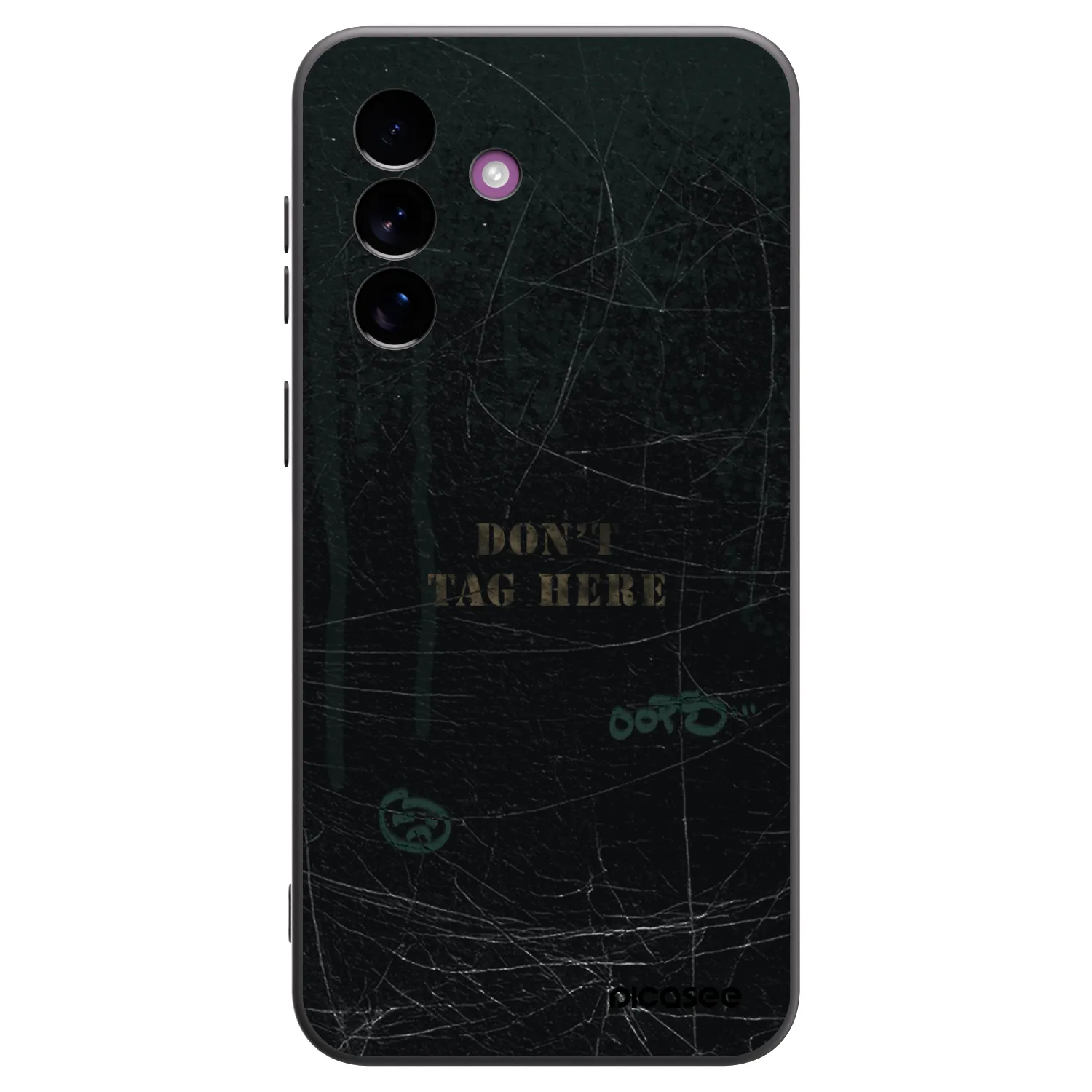 Picasee silikonowe czarne etui na Samsung Galaxy A37 - DON´T TAG