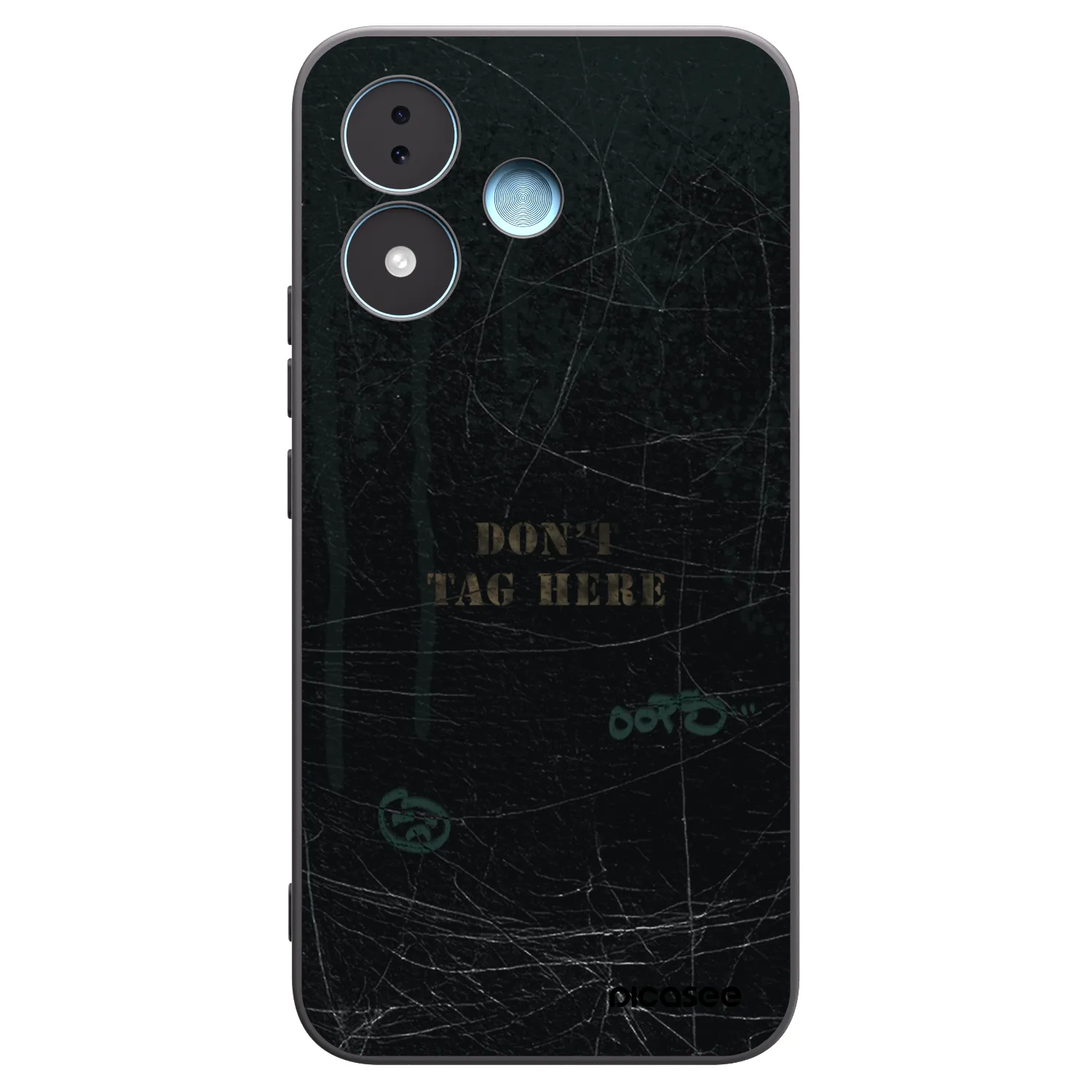 Picasee silikonowe czarne etui na Xiaomi Redmi Note 17 5G - DON´T TAG