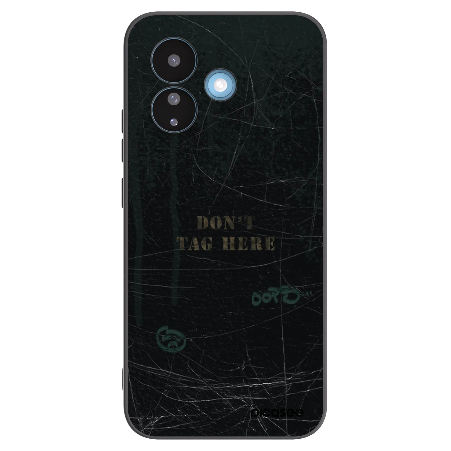 Picasee silikonowe czarne etui na Xiaomi Redmi Note 17 Pro 5G - DON´T TAG