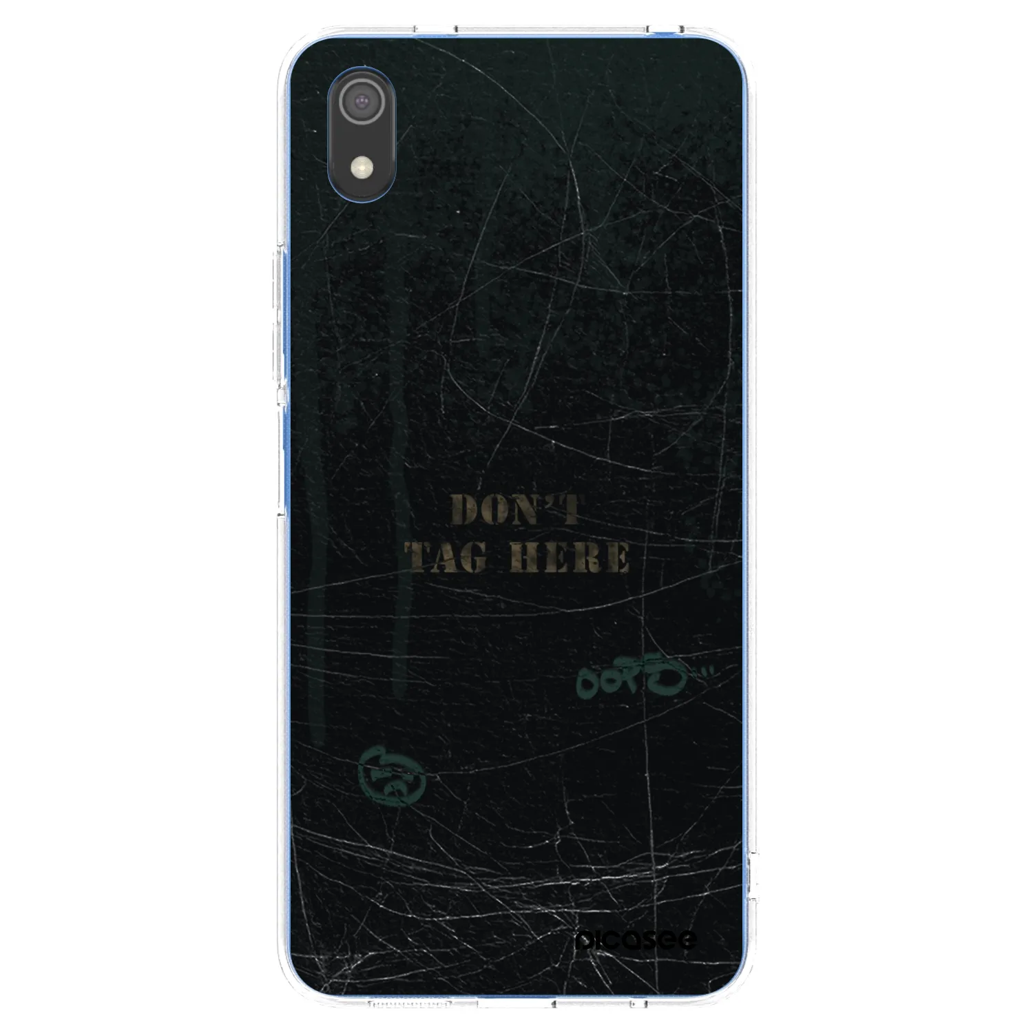 Picasee silikonowe przeźroczyste etui na Xiaomi Redmi 7A - DON´T TAG