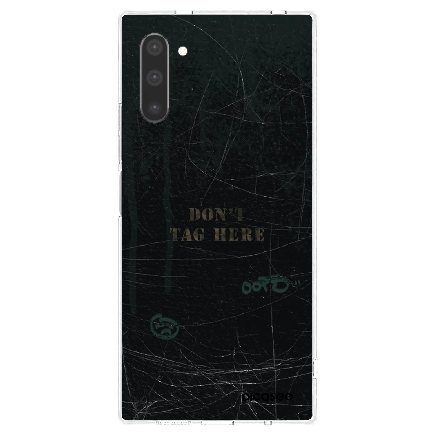 Picasee silikonowe przeźroczyste etui na Samsung Galaxy Note 10 N970F - DON´T TAG